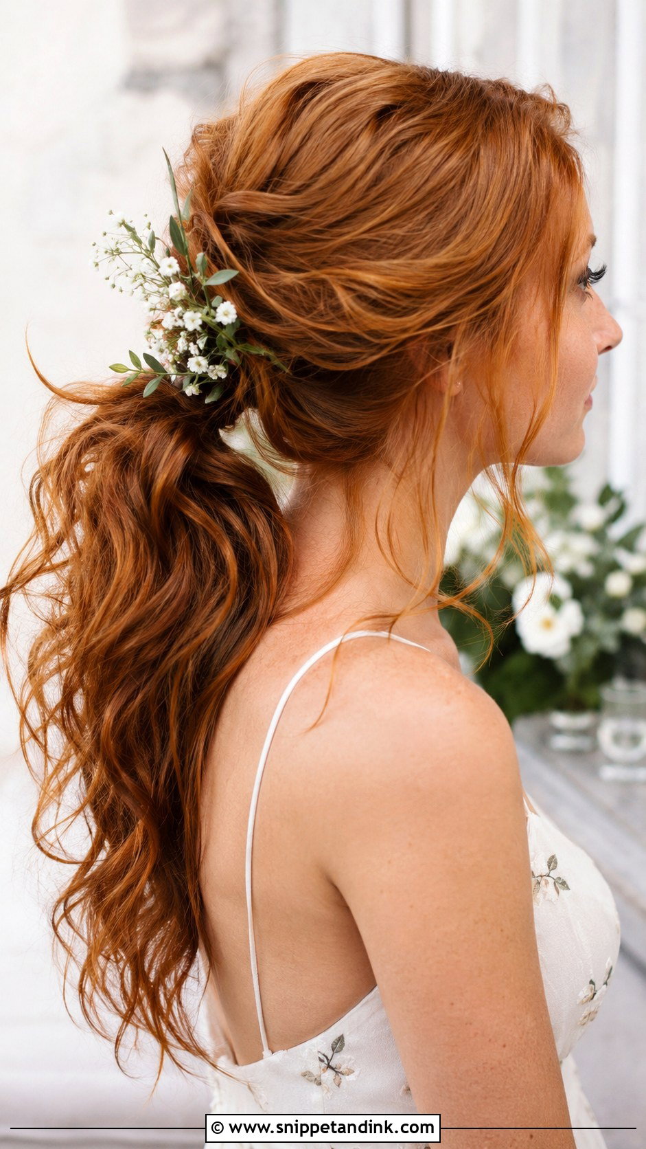 Messy Textured Wedding Ponytail - Snippet and Ink - 30 Pony Tailed Wedding Hairstyle Ideas
