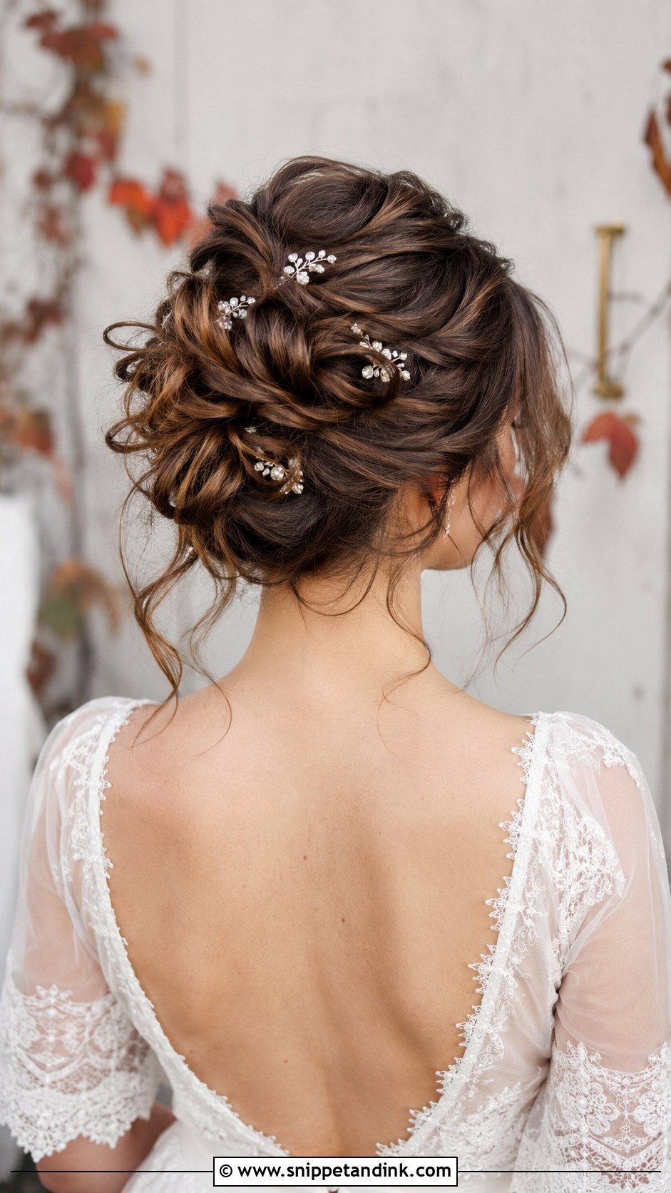Messy Twisted Updo - Snippet and Ink - 20 Messy Wedding Hair Updo Ideas