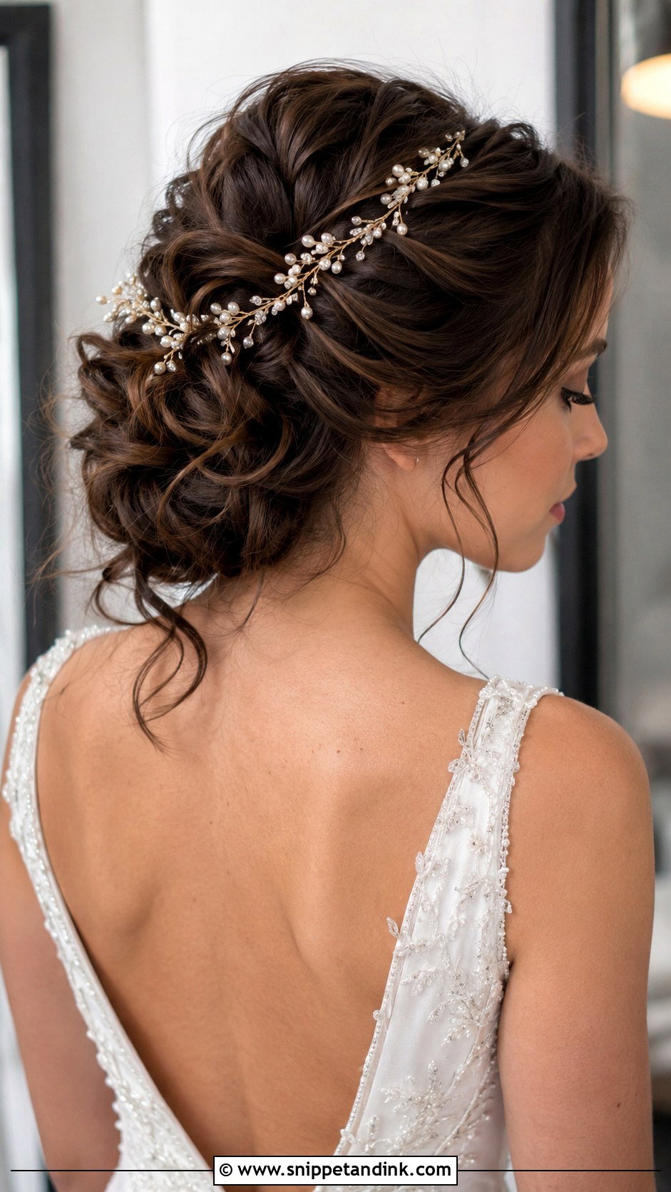 Messy Twisted Updo for Wedding - Snippet and Ink - 25 Messy Wedding Hair Ideas