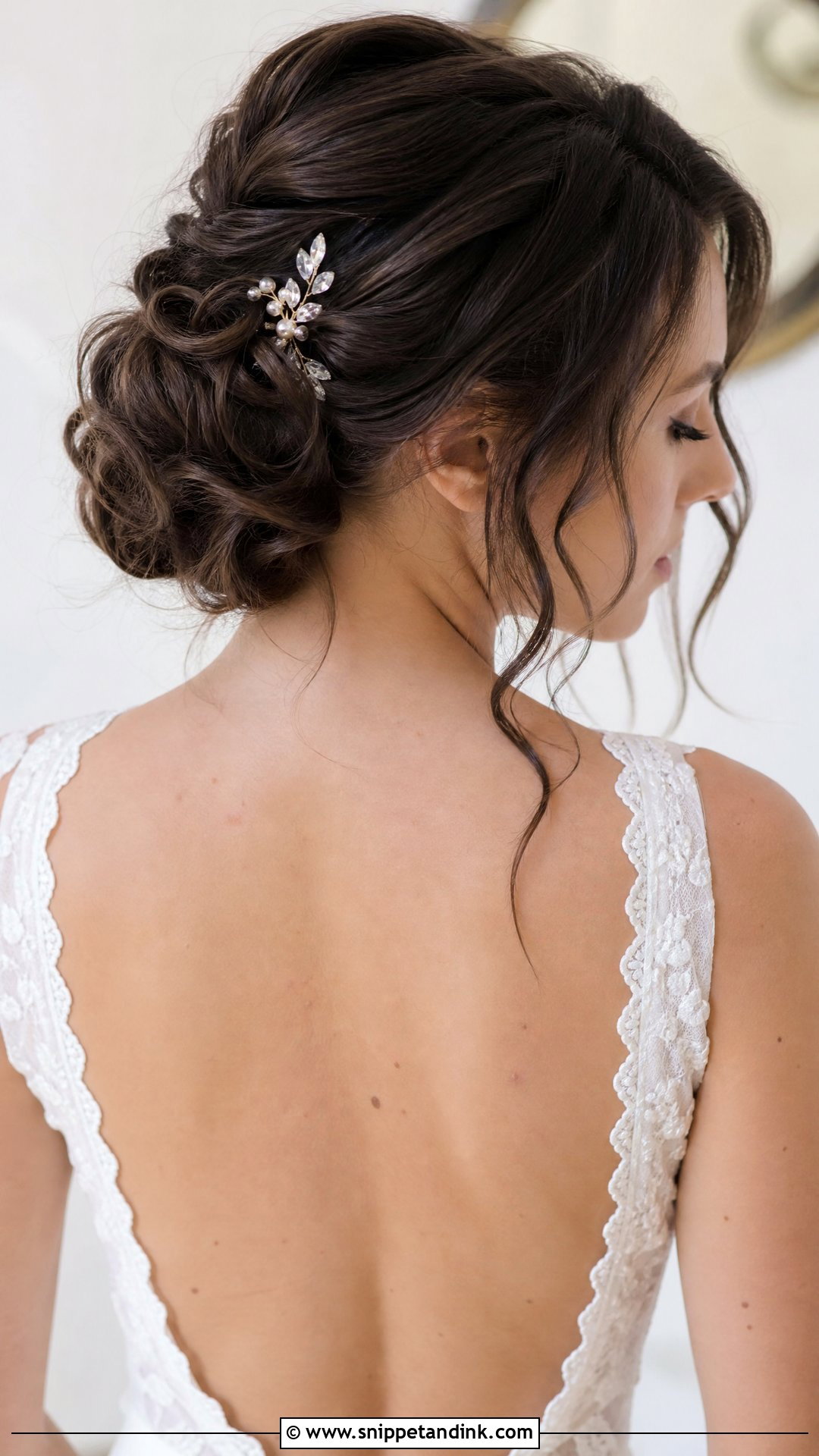 Messy Twisted Updo for Wedding - Snippet and Ink - 20 Messy Hairstyles for Wedding