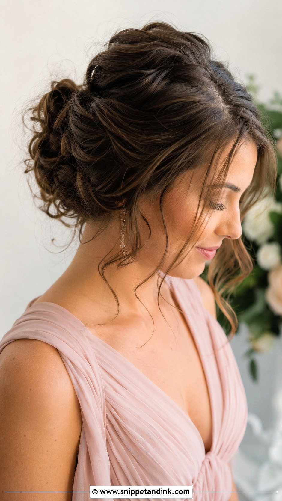 Messy Updo Wedding Hair - Snippet and Ink - 20 Hair Ideas for a Wedding