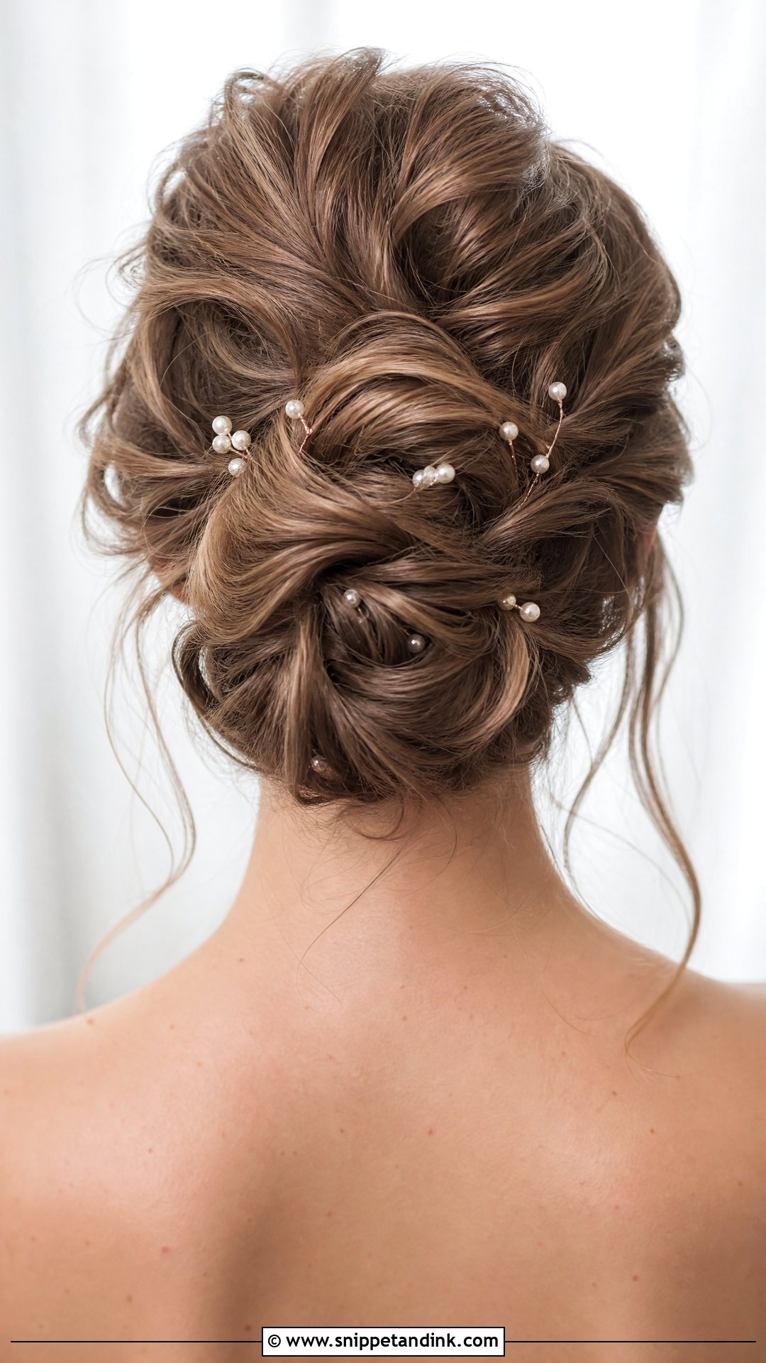 Messy Updo Wedding Hairstyle For Thin Hair - Snippet and Ink - 20 Messy Updo Wedding Hairstyles