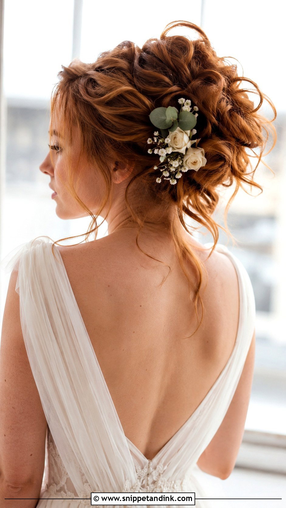 Messy Updo for Long Hair Brides - Snippet and Ink - 25 Messy Bridal Updo Ideas