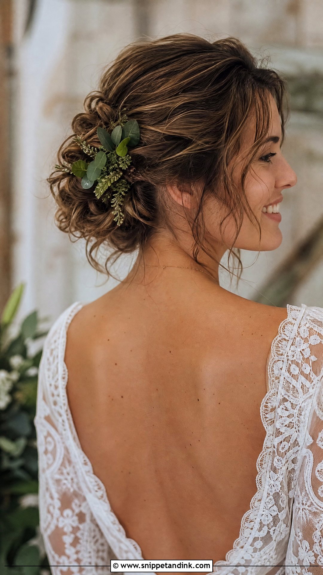 Messy Updo for Short Hair - Snippet and Ink - 20 Short Hair Wedding Hairstyles the Bride