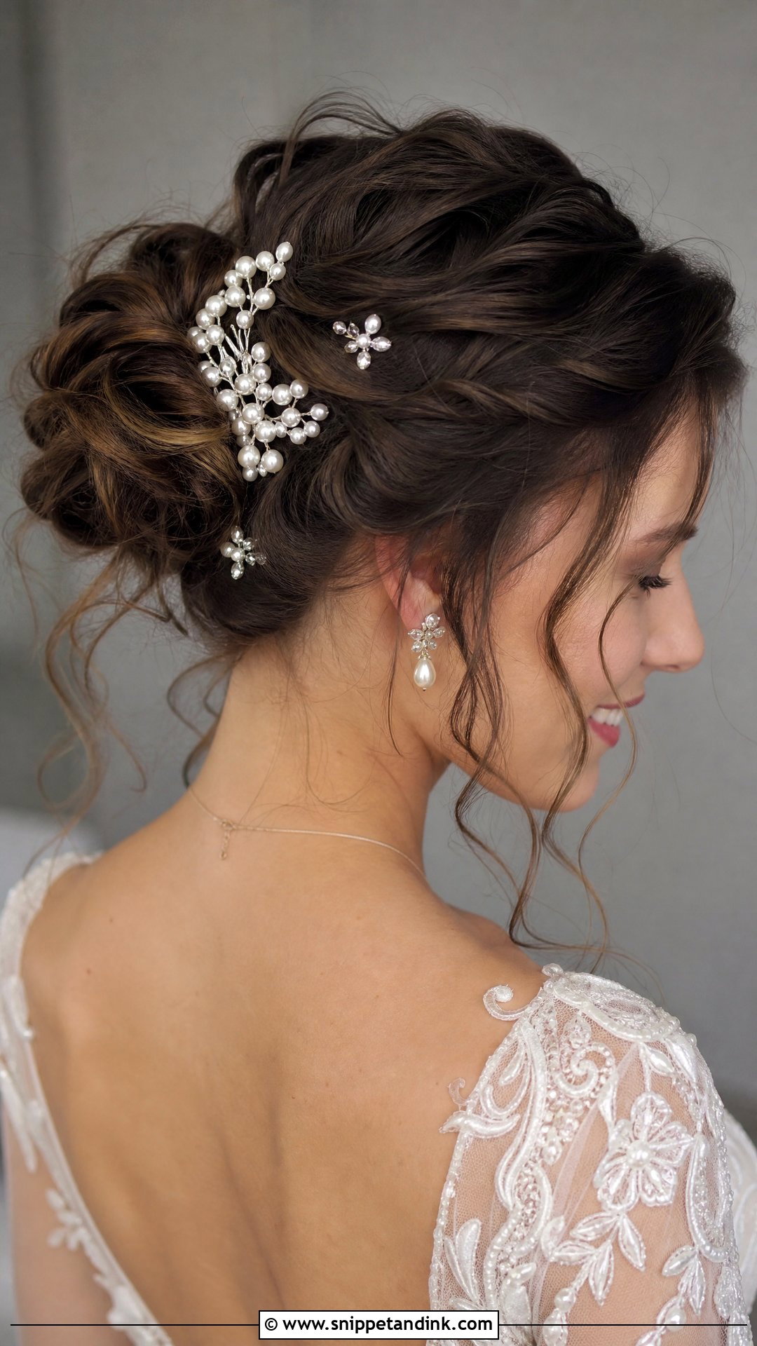 Messy Updo with Hair Accessories - Snippet and Ink - 20 Messy Hair Styles for Wedding