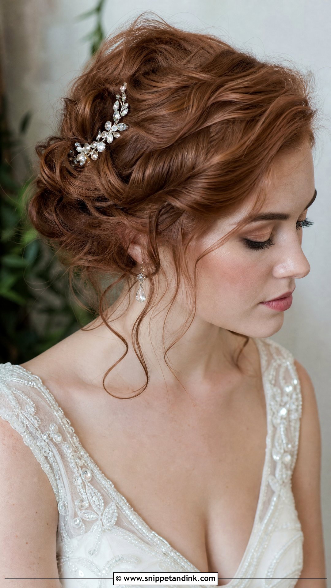 Messy Vintage Bridal Updo - Snippet and Ink - 20 Messy Bridal Hairstyles