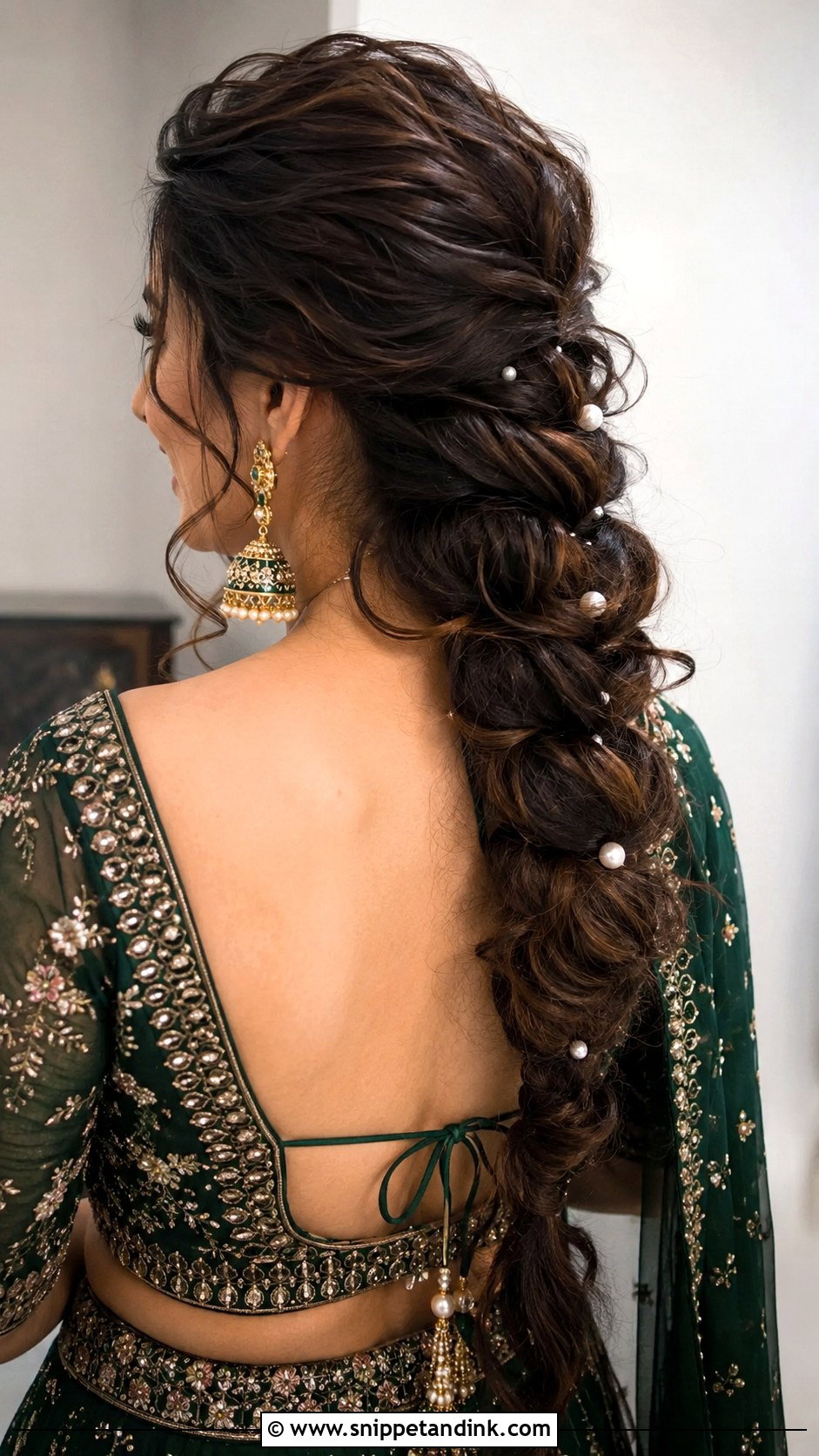 Messy Volume Braid - Snippet and Ink - 25 Shaadi Hairstyles