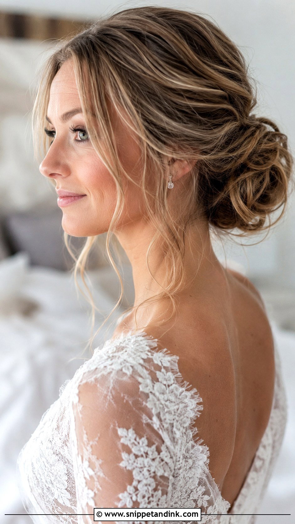 Messy Wedding Bun Tutorial - Snippet and Ink - 15 Hair Bun Tutorial Wedding Ideas