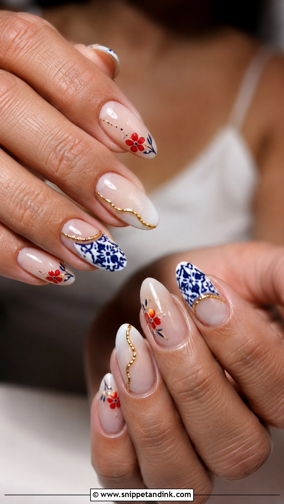 Mexican Bridal Ombre Nails - Snippet and Ink - 20 Mexican Wedding Nails
