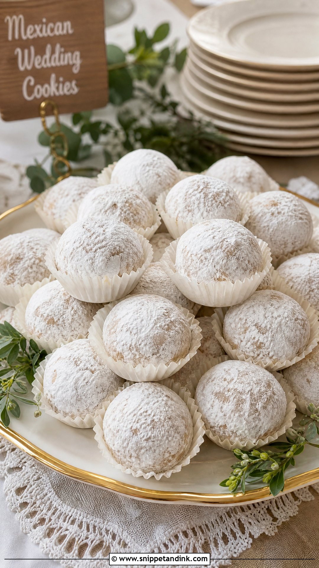 Mexican Wedding Cookies - Snippet and Ink - 20 Wedding Cookies