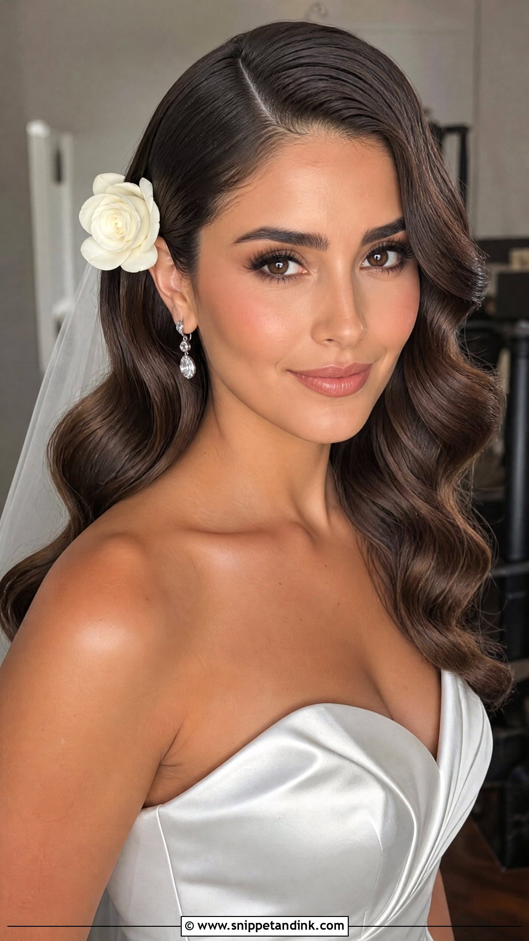 Mexican Wedding Hollywood Waves - Snippet and Ink - 20 Mexican Wedding Hairstyles