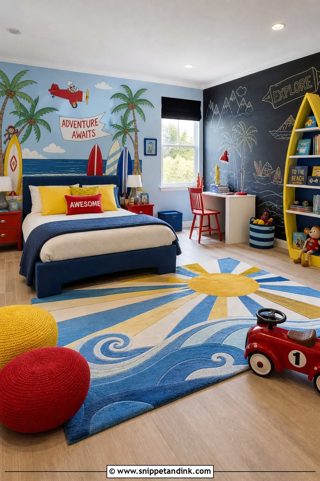 Mickey and Friends Playful Paradise - Snippet and Ink - 25 Disney Bedroom Ideas for Magical Spaces