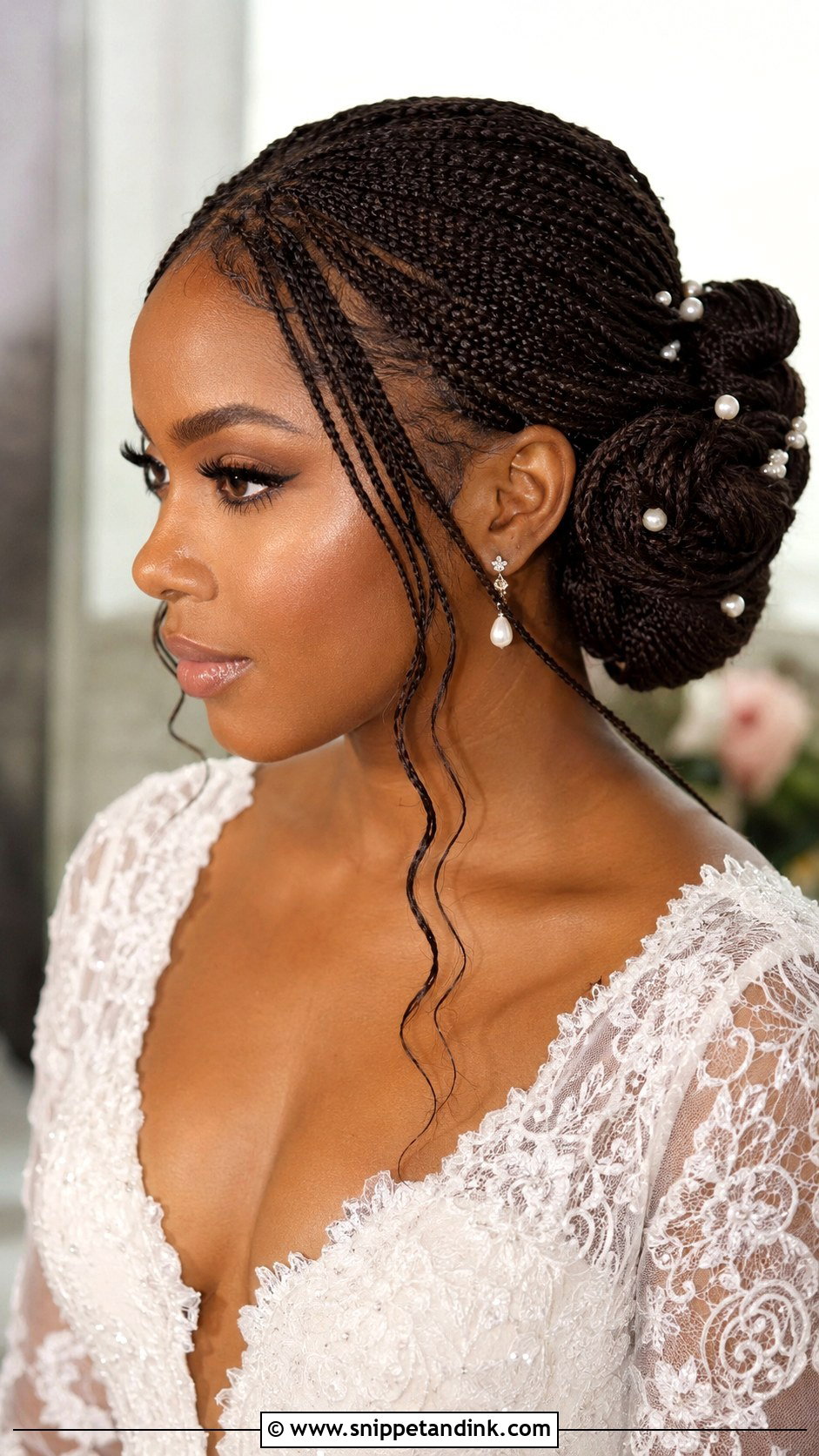Micro Box Braids Wedding - Snippet and Ink - 15 Wedding Box Braids