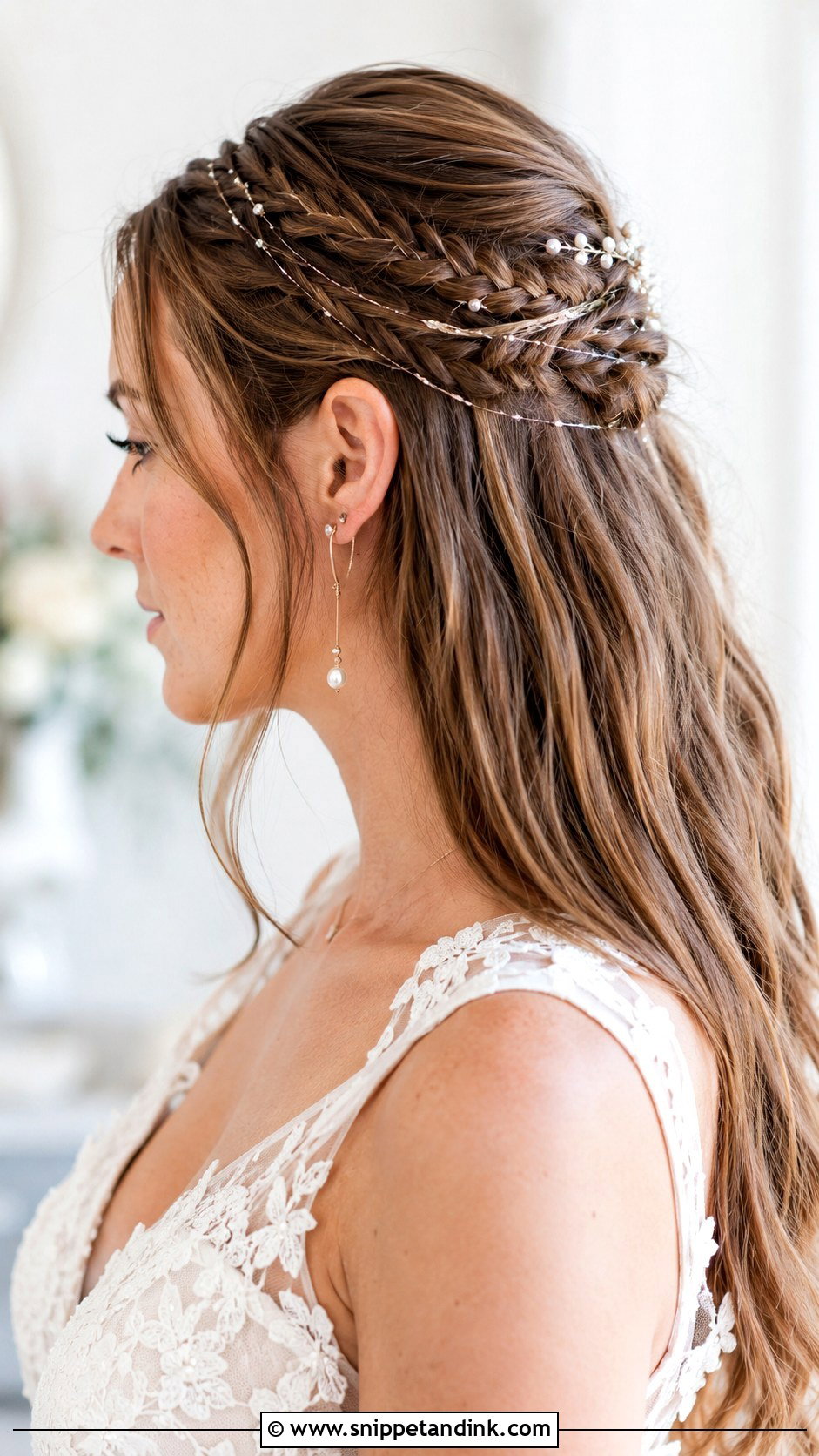 Micro Braid Bridal Style - Snippet and Ink - 30 Wedding Braid Hairstyles
