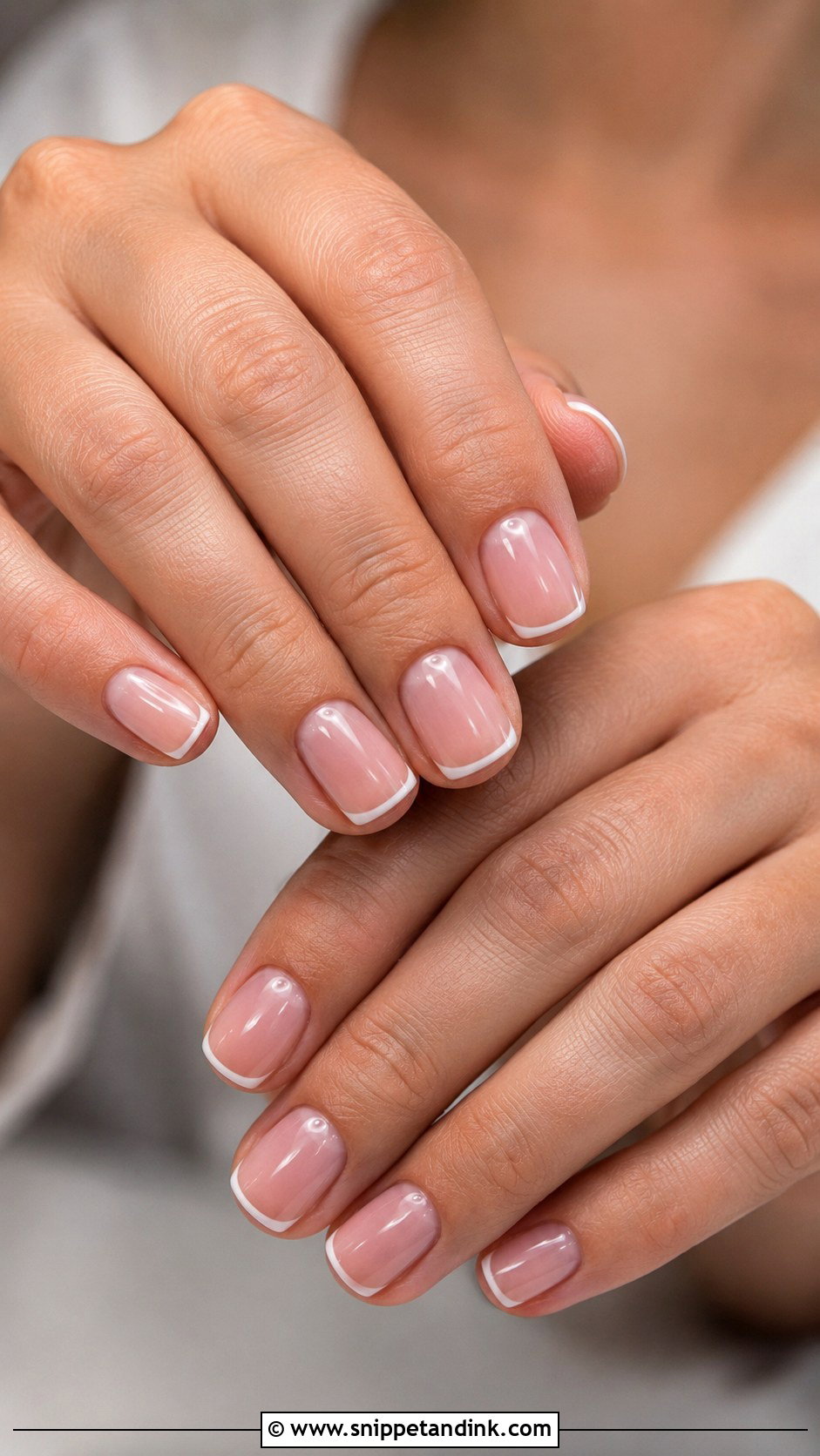 Micro French BIAB Wedding Nails - Snippet and Ink - 20 Wedding Nails BIAB