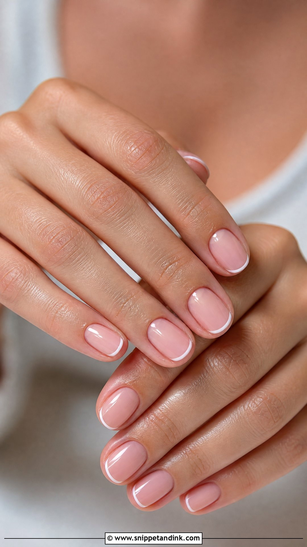 Micro French Bridal Manicure - Snippet and Ink - 25 Bridal French Manicure Ideas
