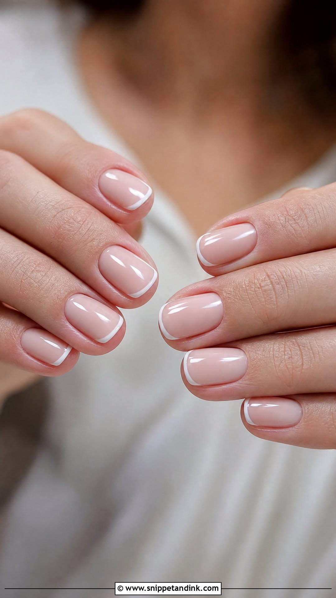 Micro French Bridal Nails - Snippet and Ink - 25 Bridal Nails Ideas