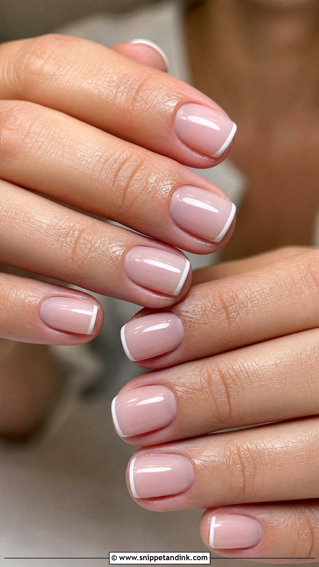 Micro French Bridal Nails - Snippet and Ink - 25 Bridal Wedding Day Nails for Bride
