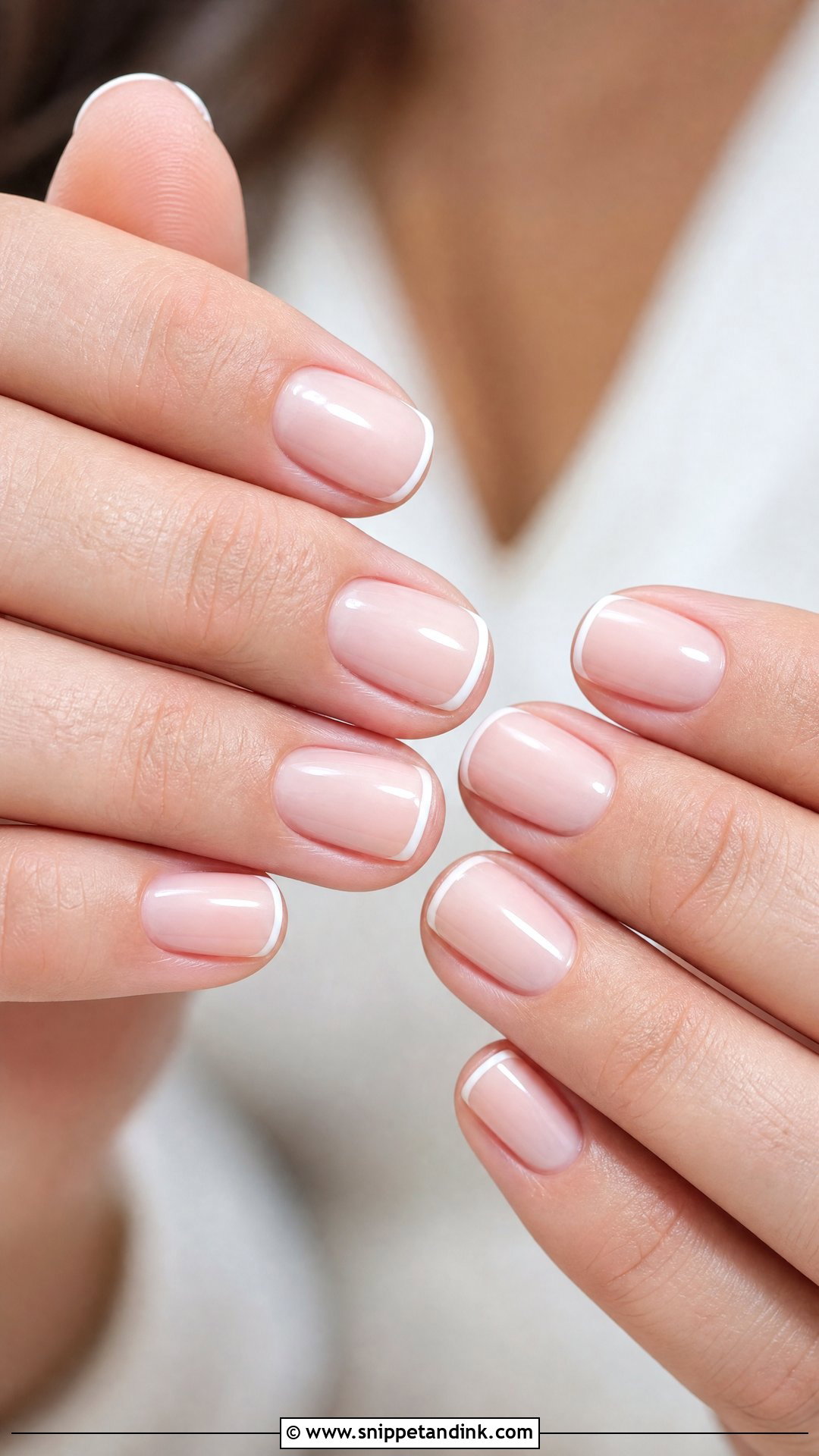 Micro French Bridal Nails - Snippet and Ink - 25 Classy Bridal Nails