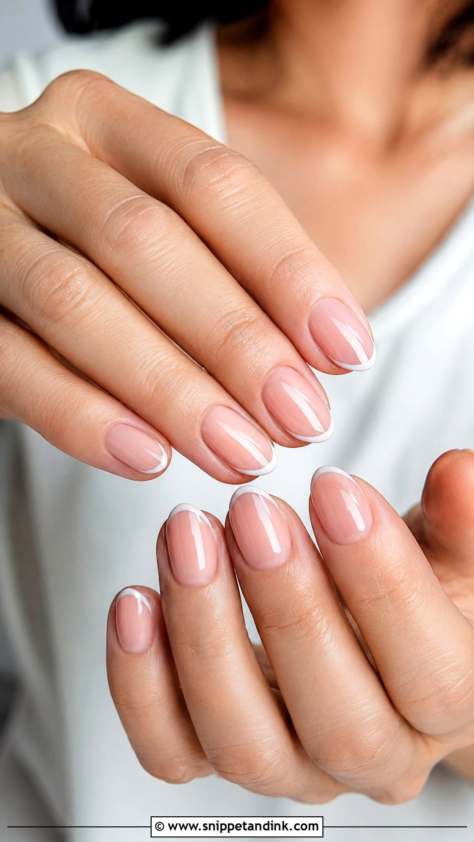 Micro French Bridal Nails - Snippet and Ink - 20 Bridal Nail Inspo 2025 Ideas