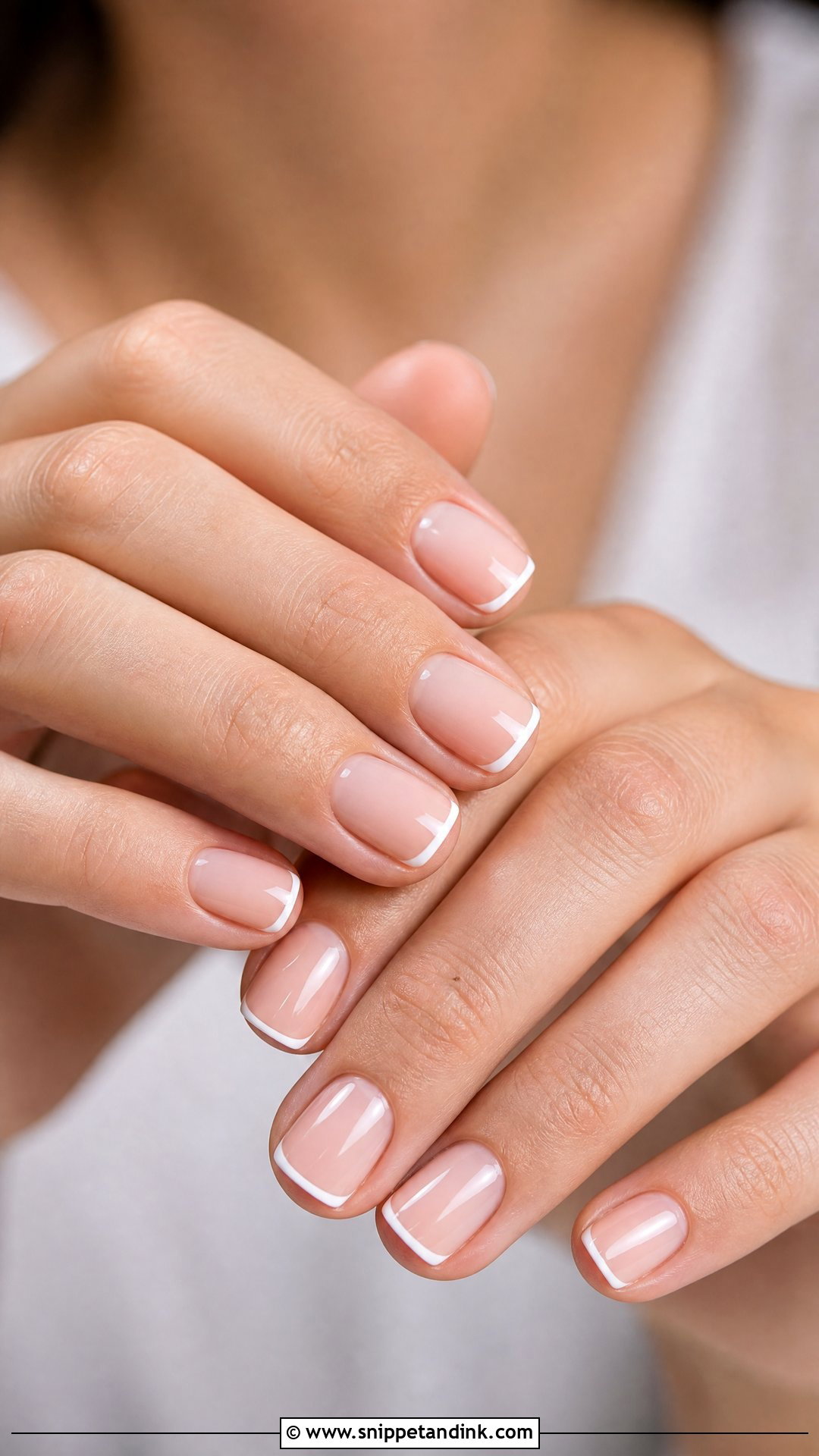 Micro French Bridal Nails - Snippet and Ink - 25 Unique Bridal Nails