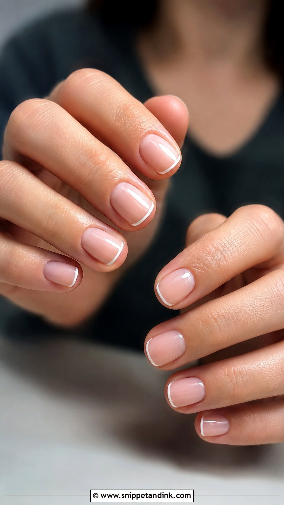 Micro French Bridal Nails - Snippet and Ink - 30 Bridal Nail Ideas