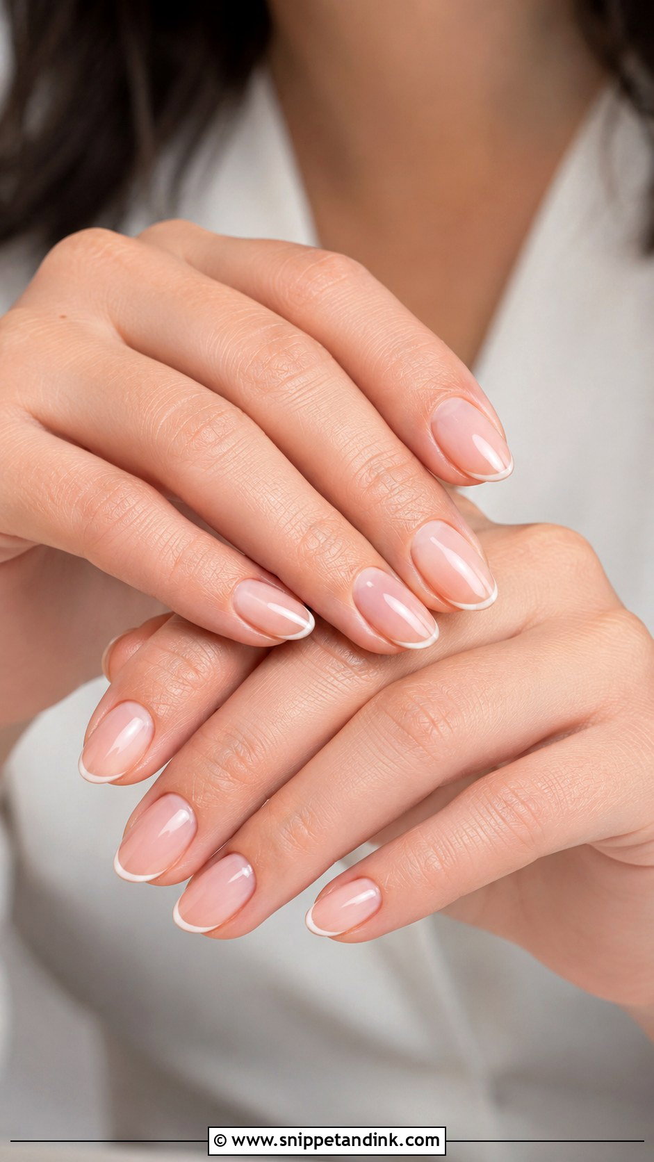 Micro French Bridal Nails - Snippet and Ink - 30 Elegant Bridal Nails