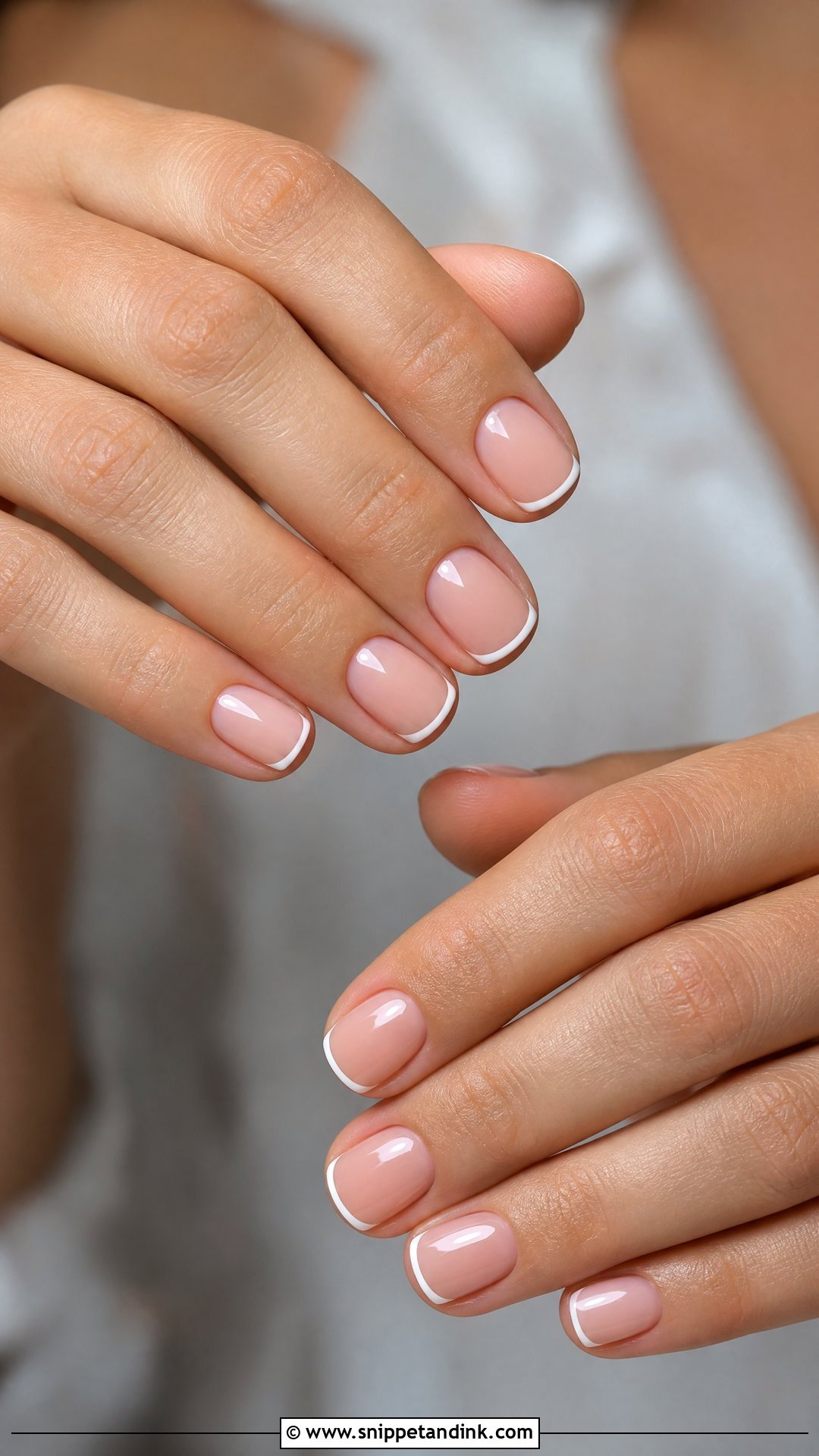 Micro French Bridal Nails - Snippet and Ink - 35 Bridal Nail Art Ideas