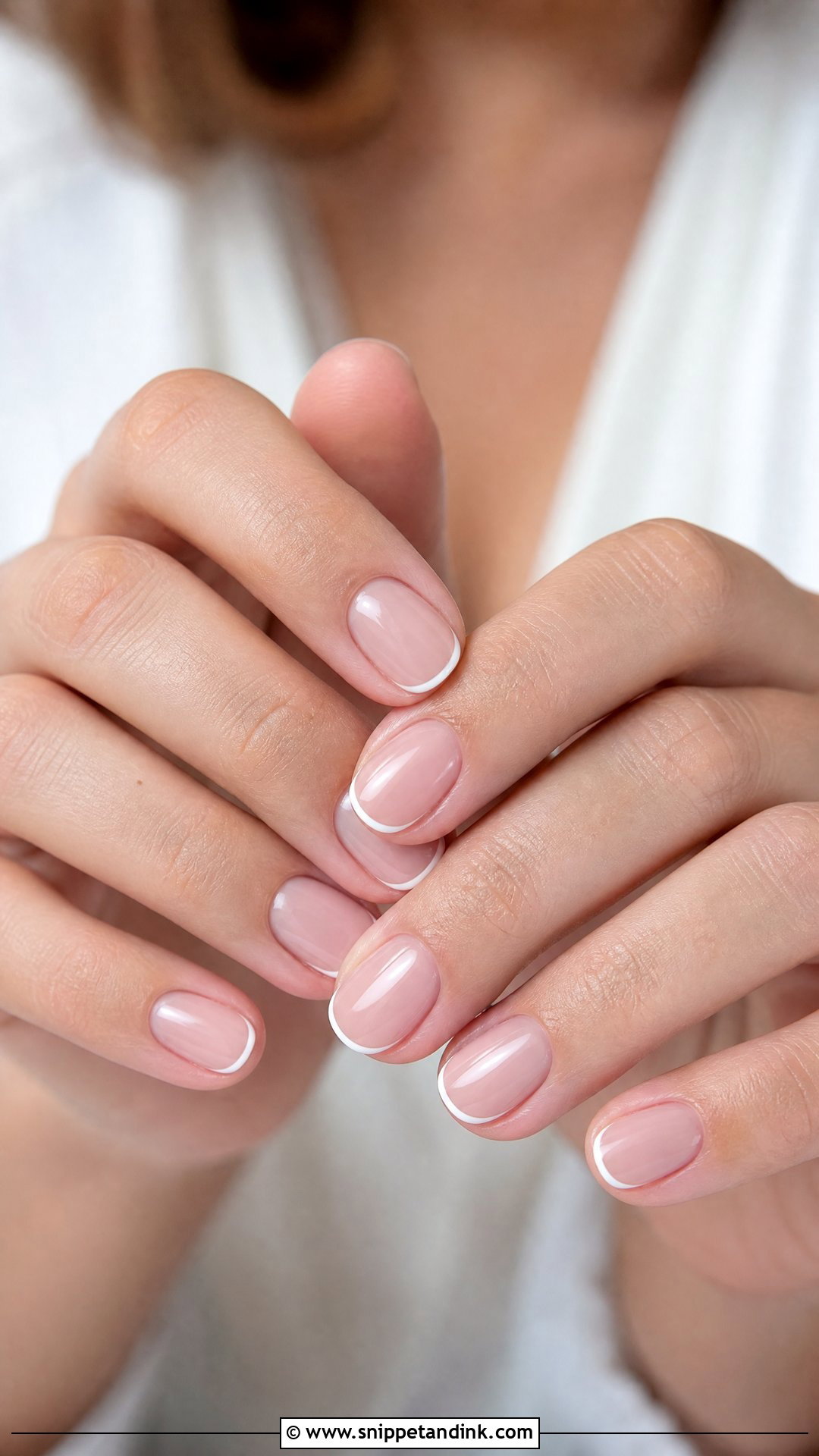 Micro French Bridal Nails - Snippet and Ink - 35 Bridal Nails