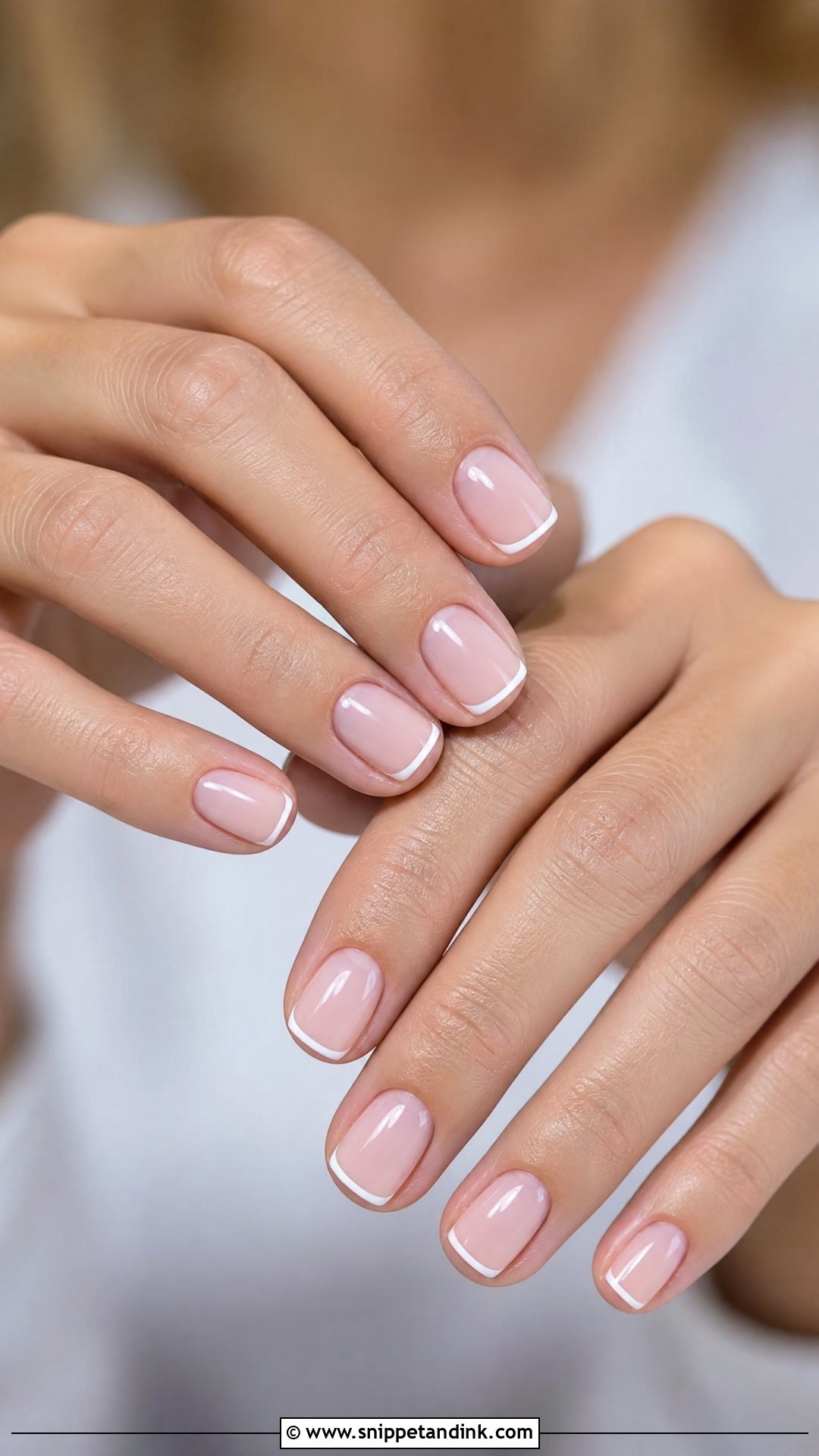 Micro French Bridal Nails - Snippet and Ink - 35 Bridal Nails Wedding