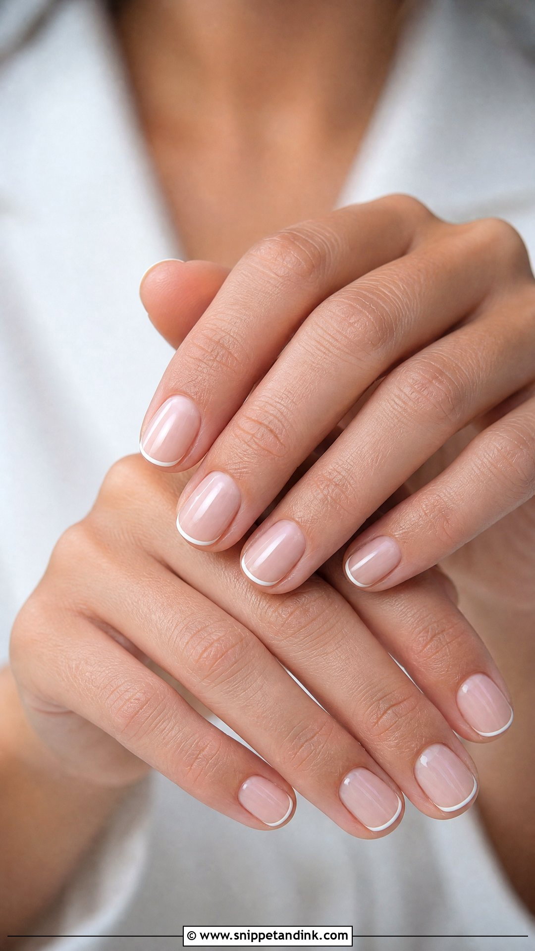 Micro French Bridal Nails - Snippet and Ink - 35 Classy Bridal Wedding Nails for Bride