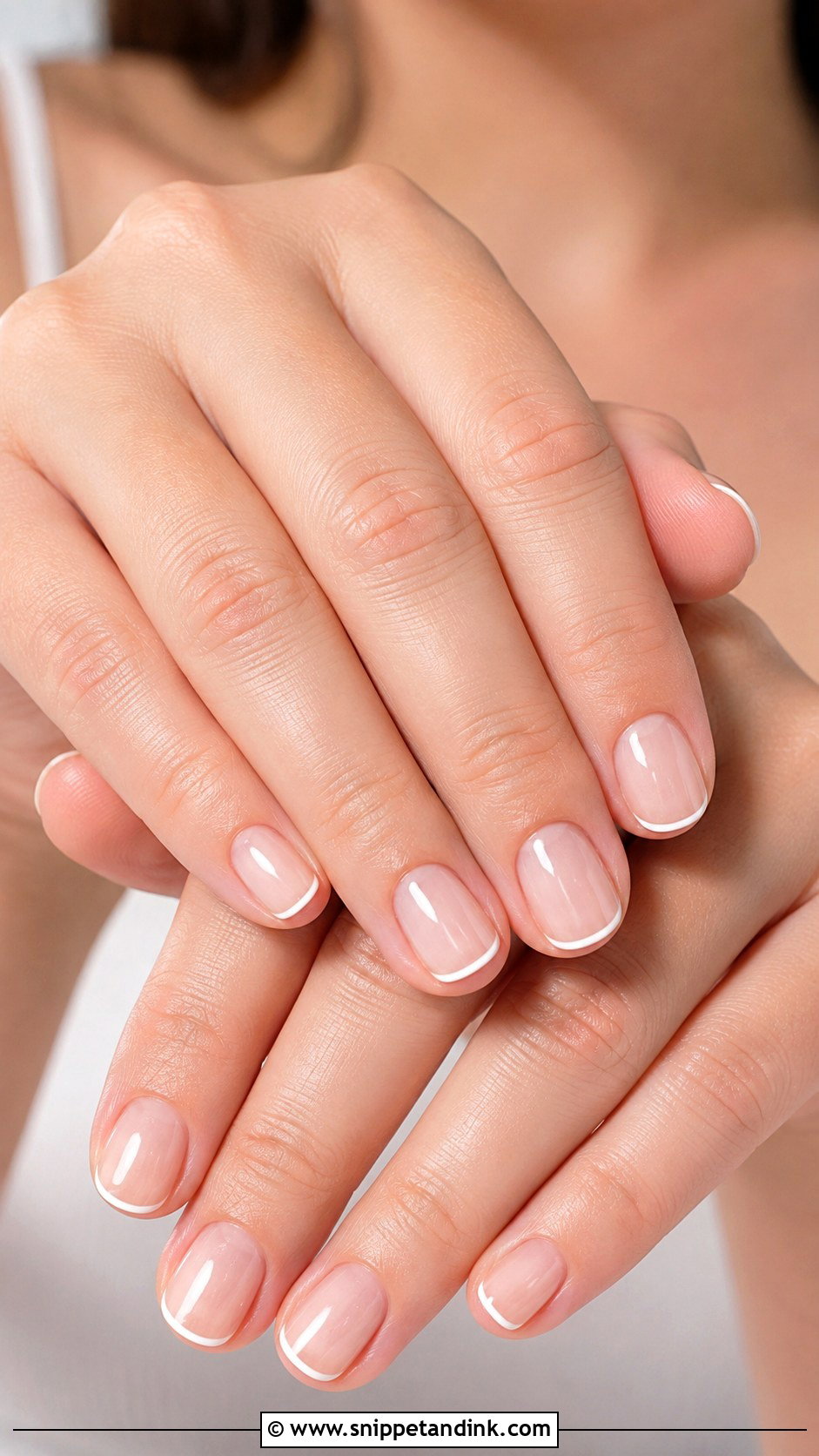 Micro French Bridal Nails - Snippet and Ink - 20 Classic Bridal Nails