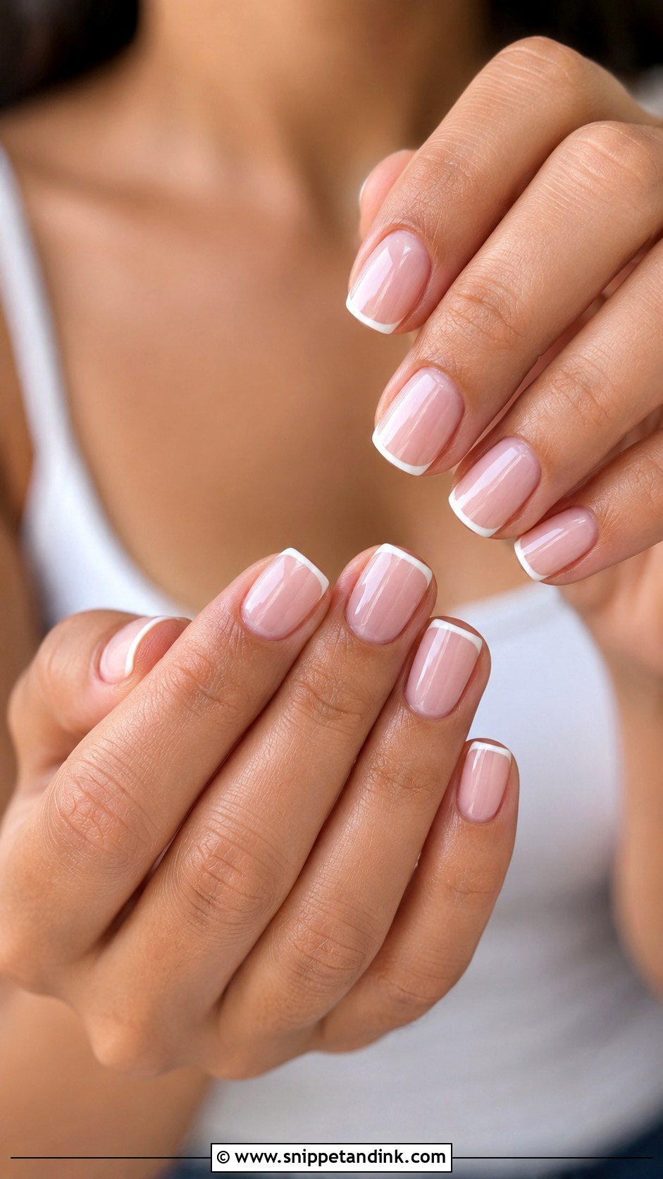 Micro French Bride Nail Extension - Snippet and Ink - 20 Nail Extension for Bride Ideas