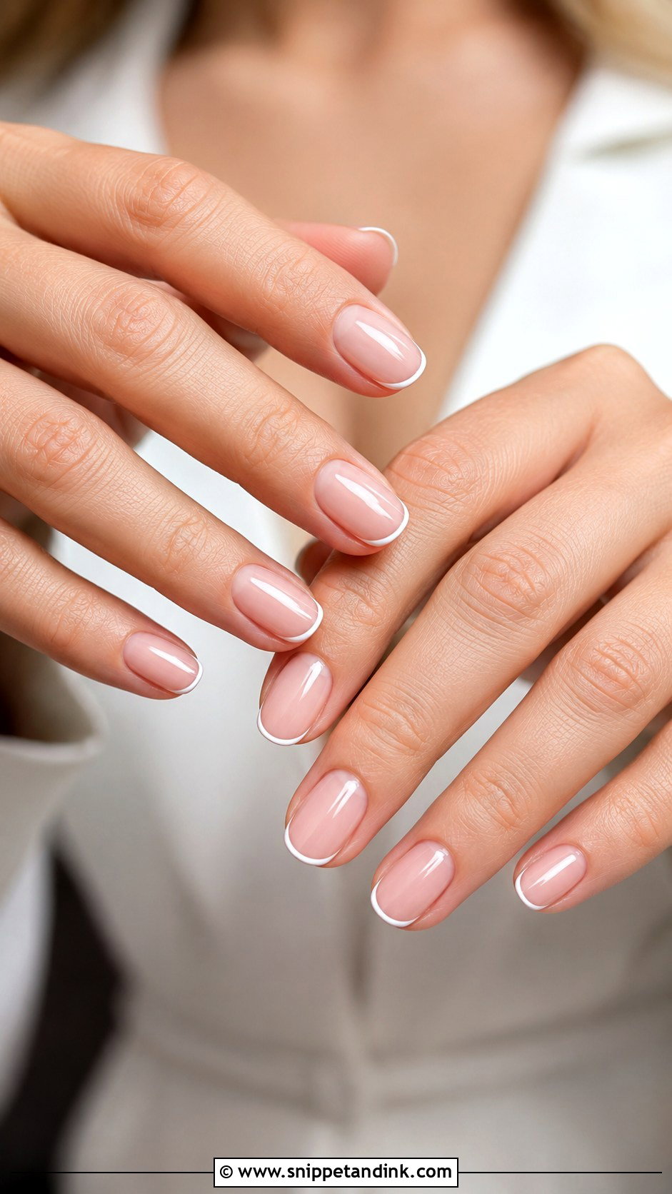 Micro French Bride Nail Extensions - Snippet and Ink - 20 Bride Nail Extension Designs