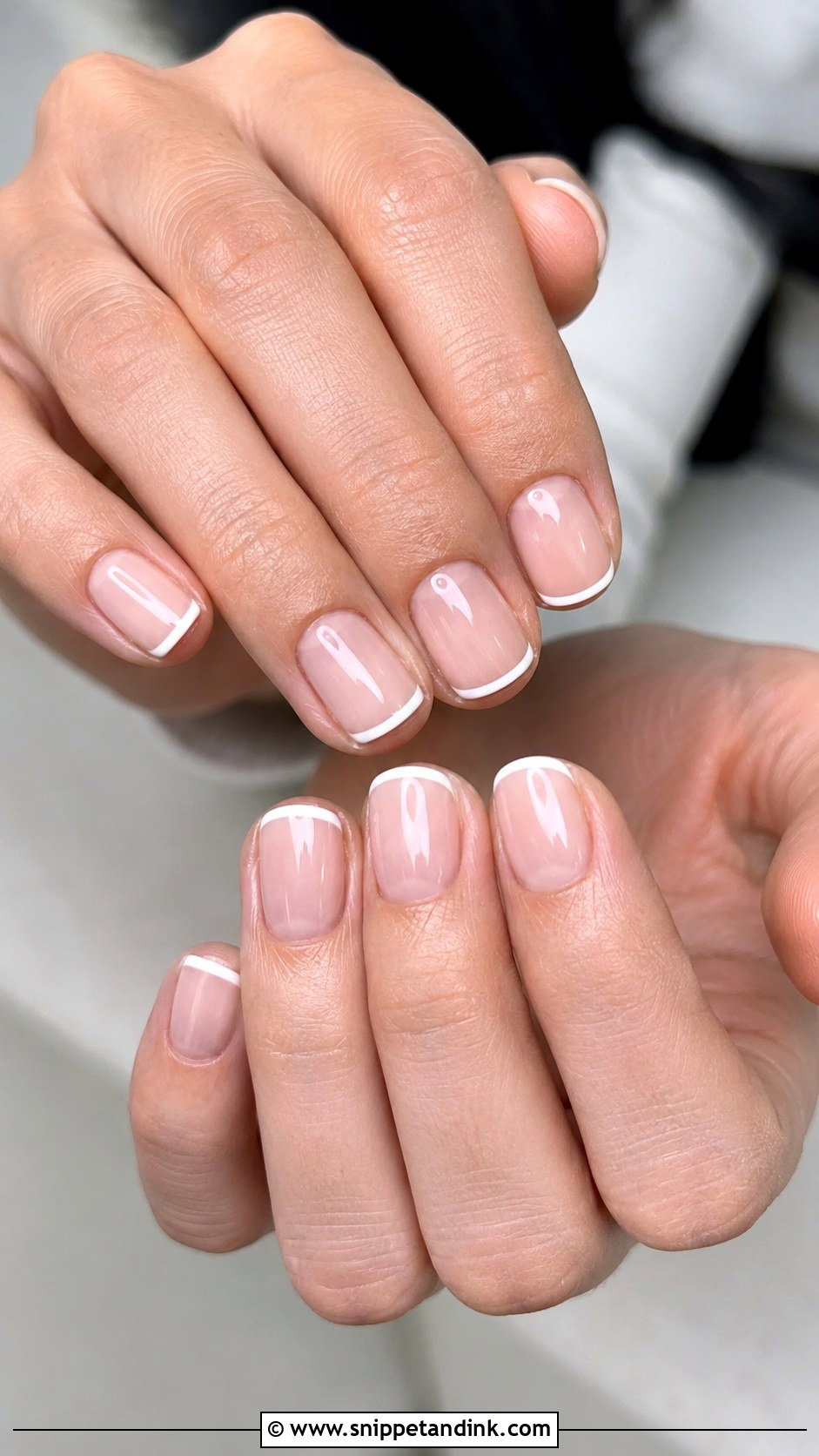 Micro French Bride Nails - Snippet and Ink - 20 Bride Nails 2025