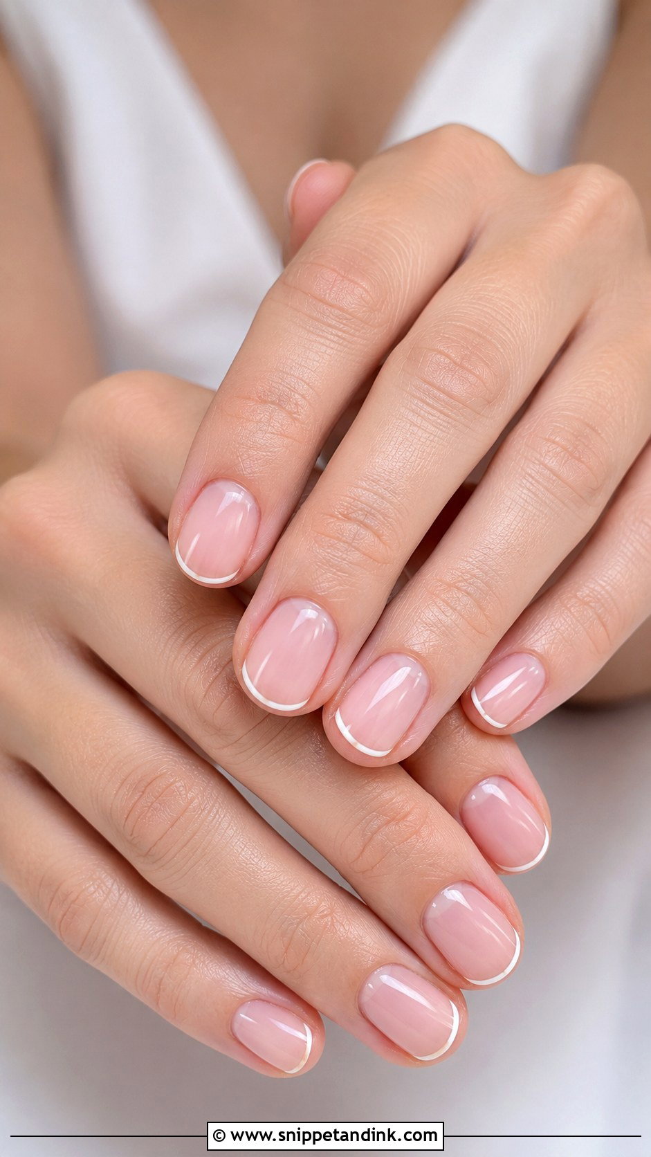 Micro French Bride Nails - Snippet and Ink - 30 Elegant Bride Nails Wedding