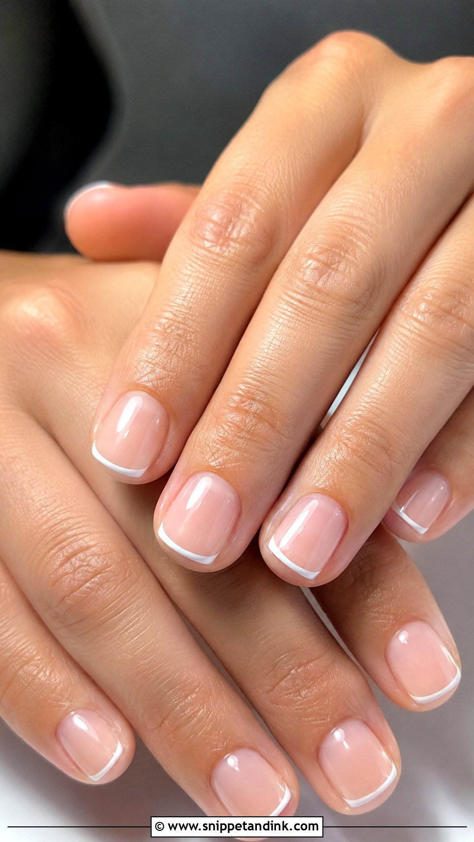Micro French Bride Nails - Snippet and Ink - 30 Nails for the Bride Wedding