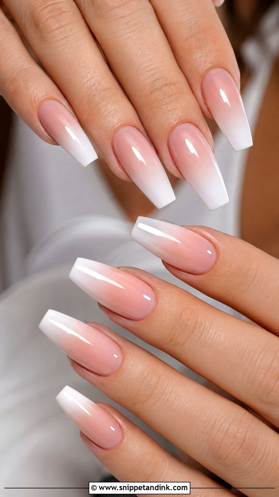 Micro French Bride Nails - Snippet and Ink - 20 Bride Nail Art Ideas Wedding Day