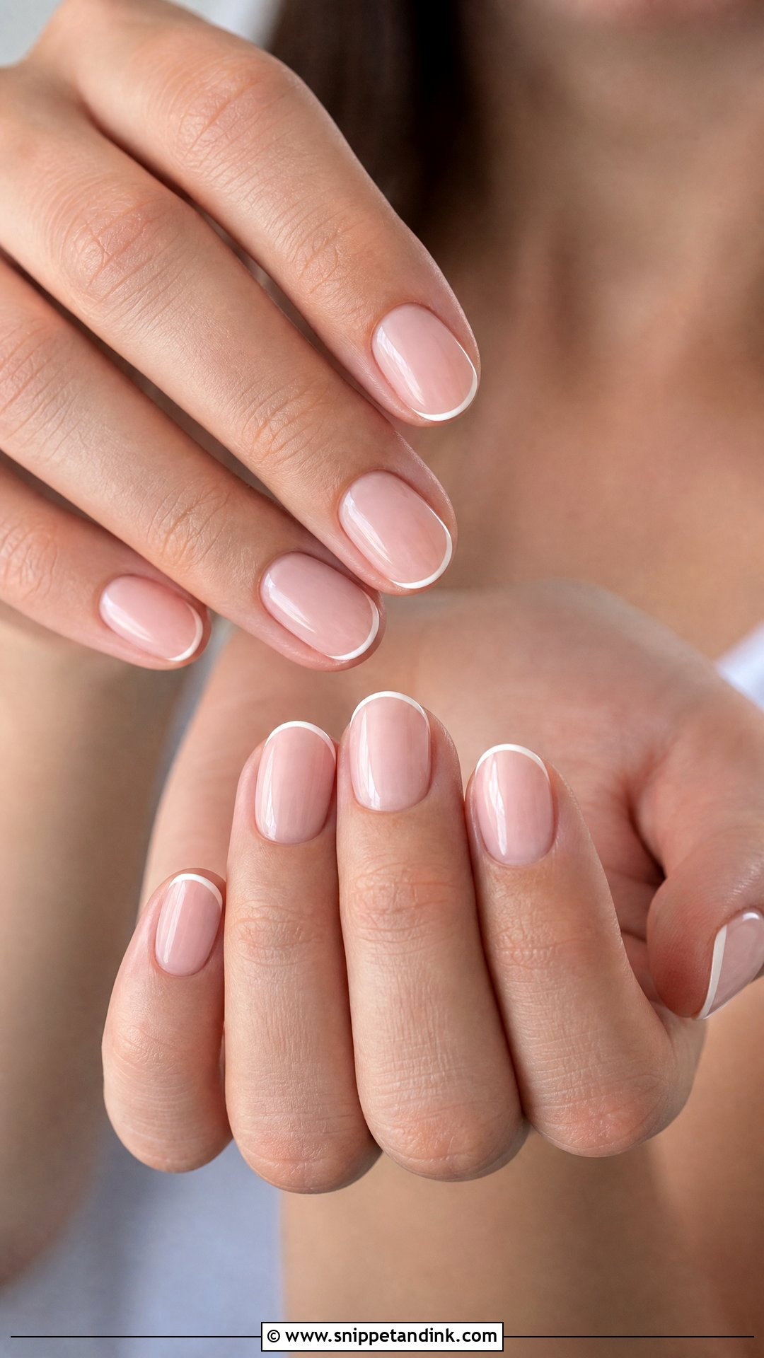Micro French Bridesmaid Wedding Nails - Snippet and Ink - 20 Bridesmaid Wedding Nails Ideas