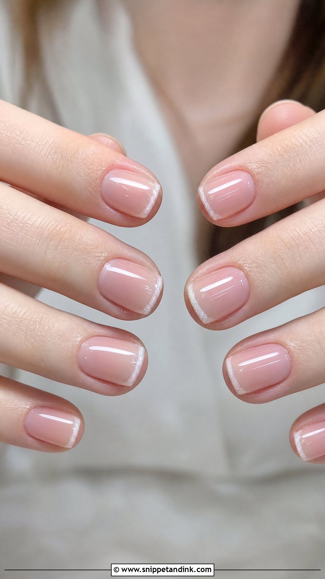 Micro French Cat Eye Bridal Nails - Snippet and Ink - 25 Cat Eye Bridal Nails