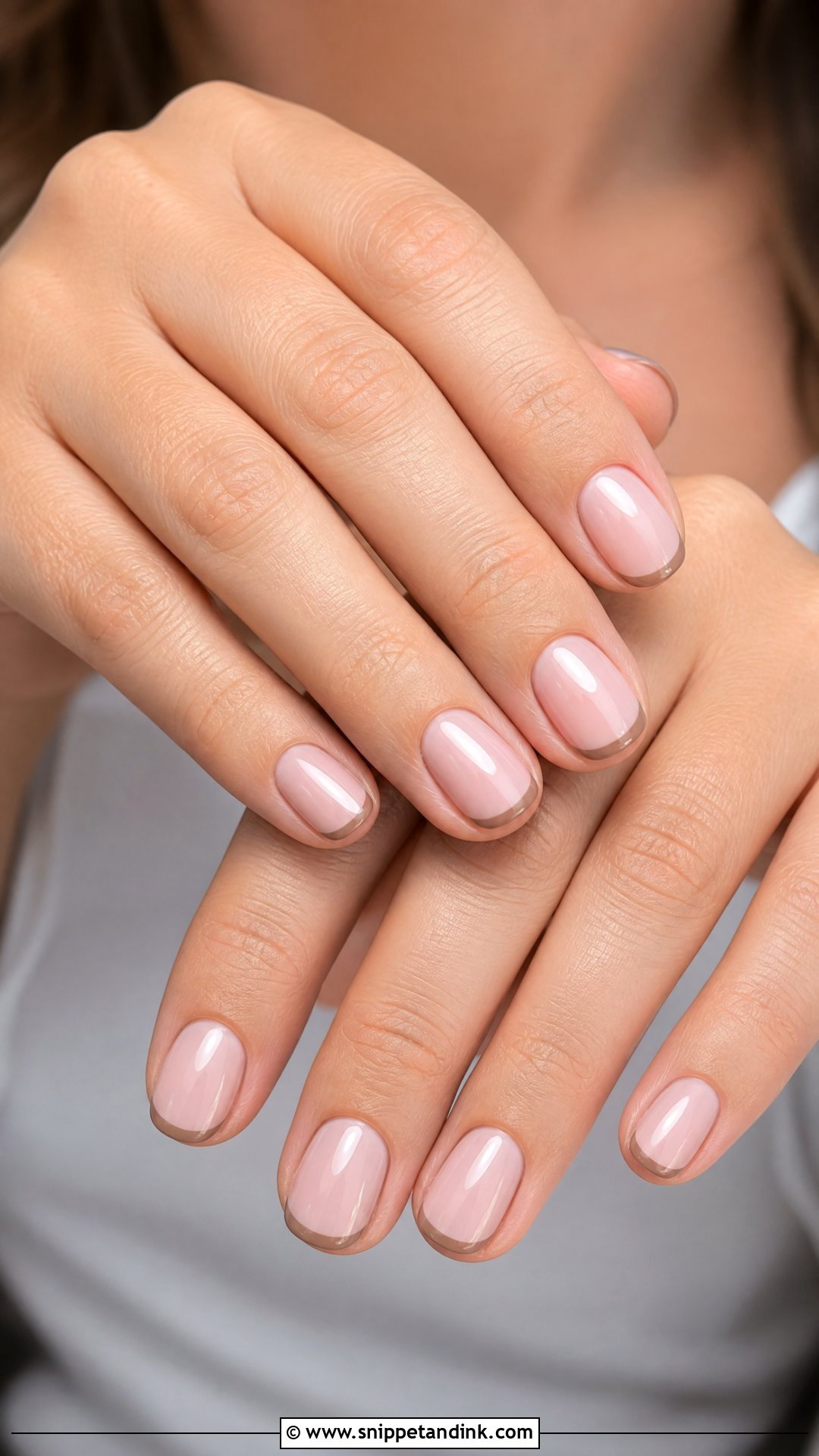 Micro French Fall Wedding Nails - Snippet and Ink - 25 Fall Wedding Nails for Bride