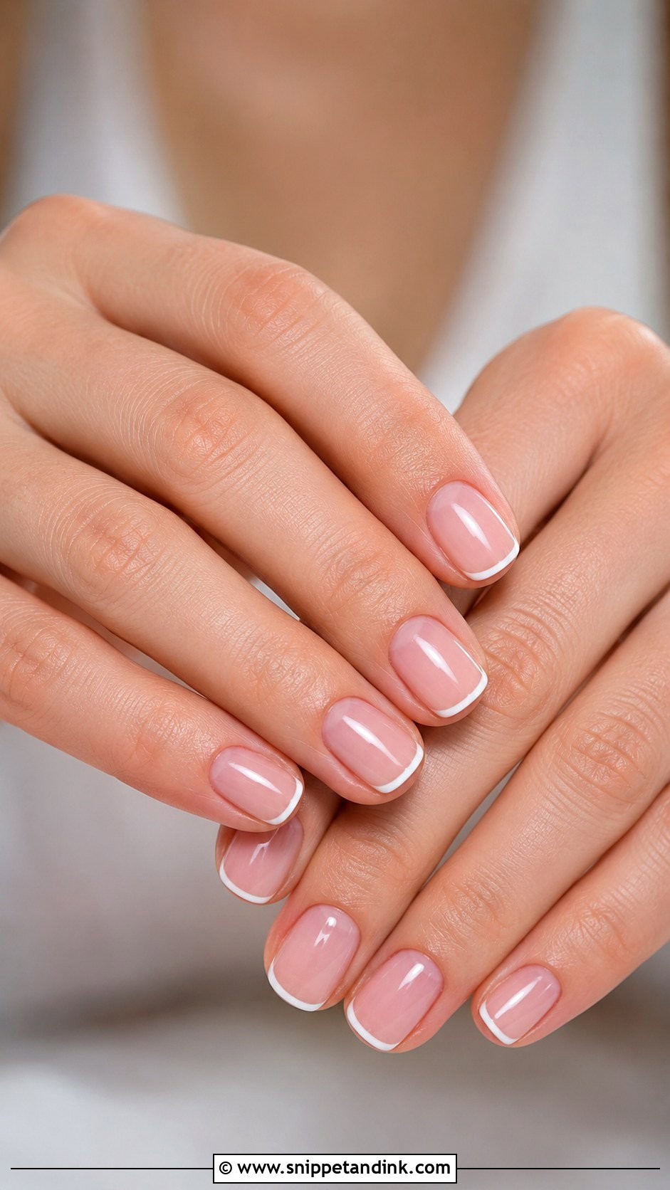 Micro French Maid Of Honor Nails - Snippet and Ink - 20 Maid of Honor Nails Ideas Wedding Day