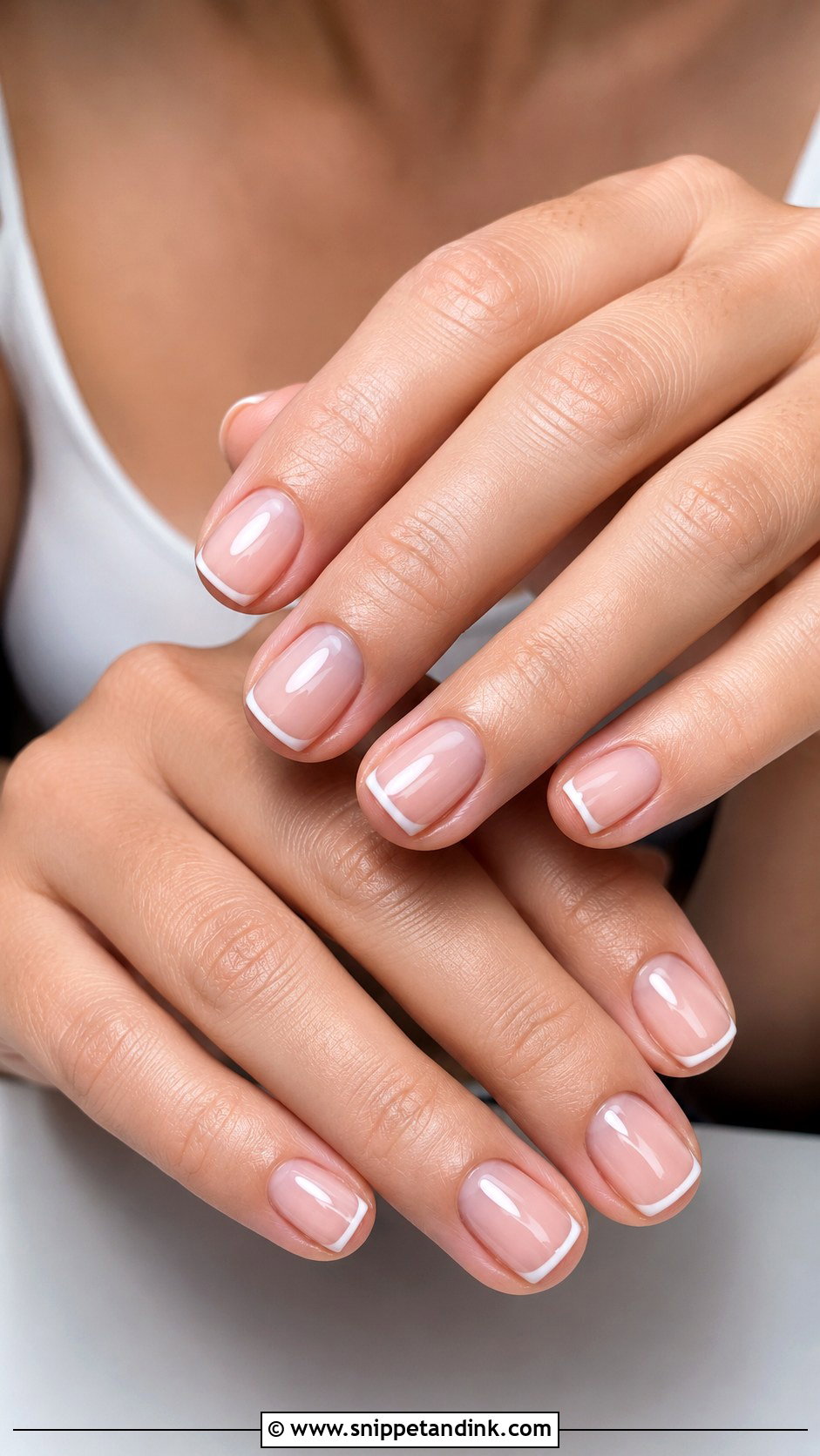 Micro French Marriage Nails - Snippet and Ink - 30 Marriage Nails