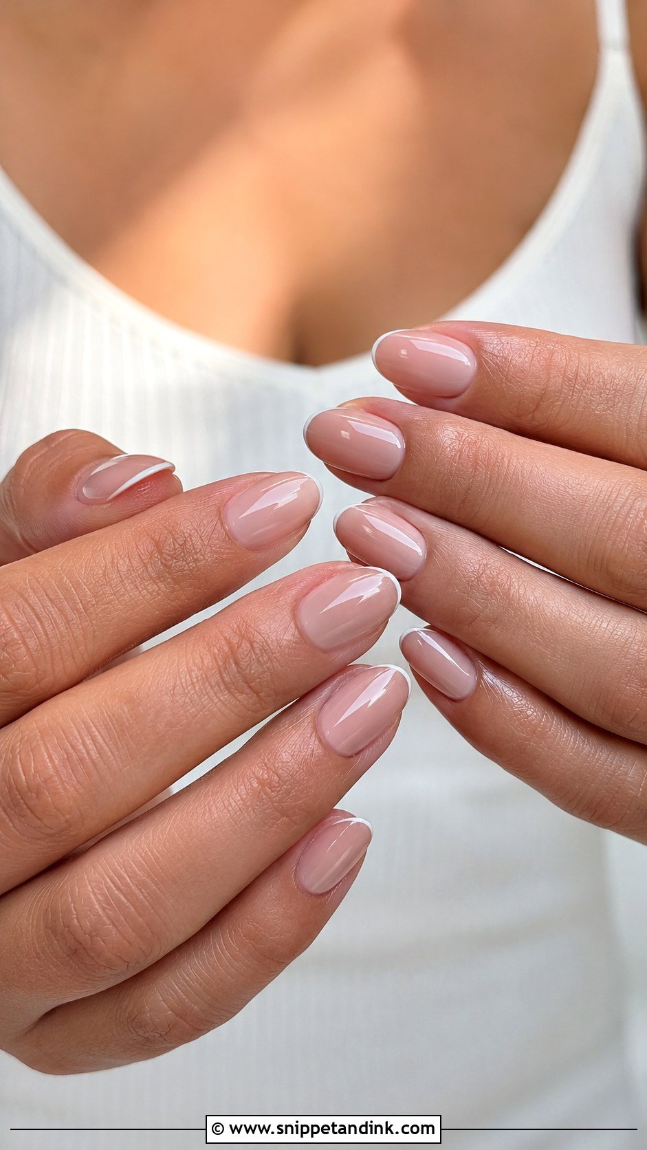 Micro French Nail Extensions - Snippet and Ink - 20 Nail Extension for Wedding Ideas