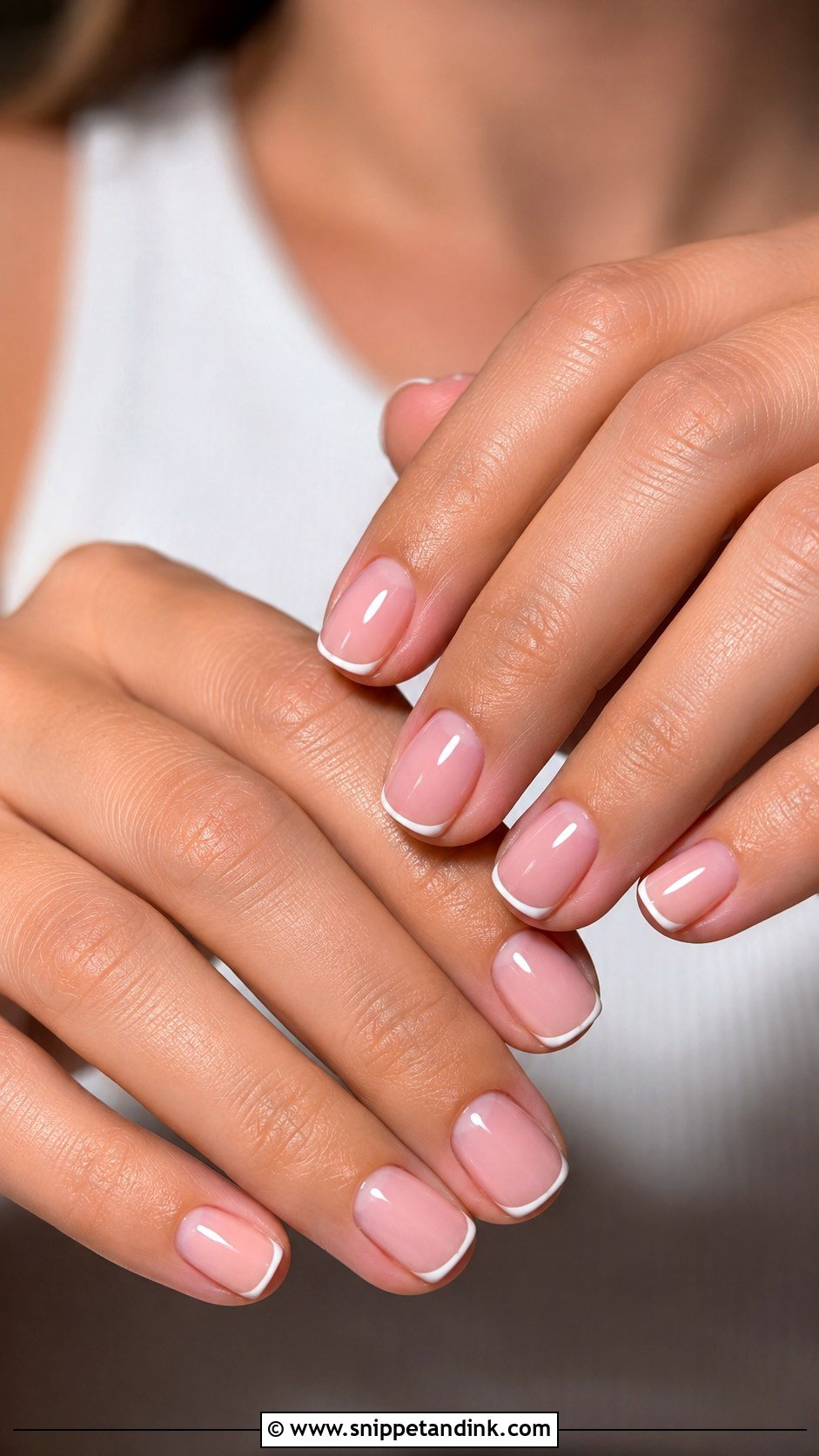 Micro French Nails - Snippet and Ink - 30 Nails for Wedding Guest