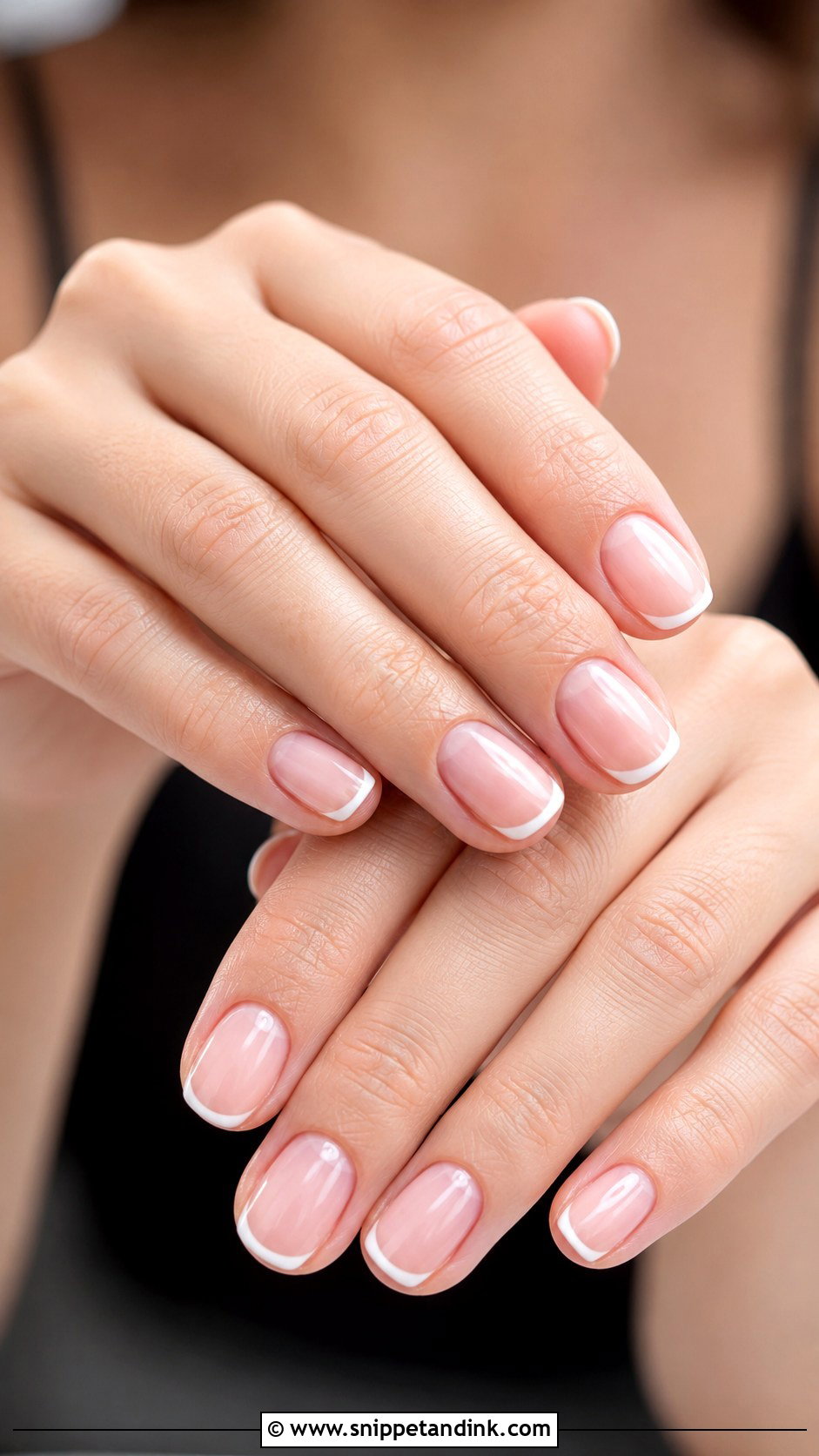 Micro French Pre Wedding Nails - Snippet and Ink - 20 Nails for Pre Wedding Shoot