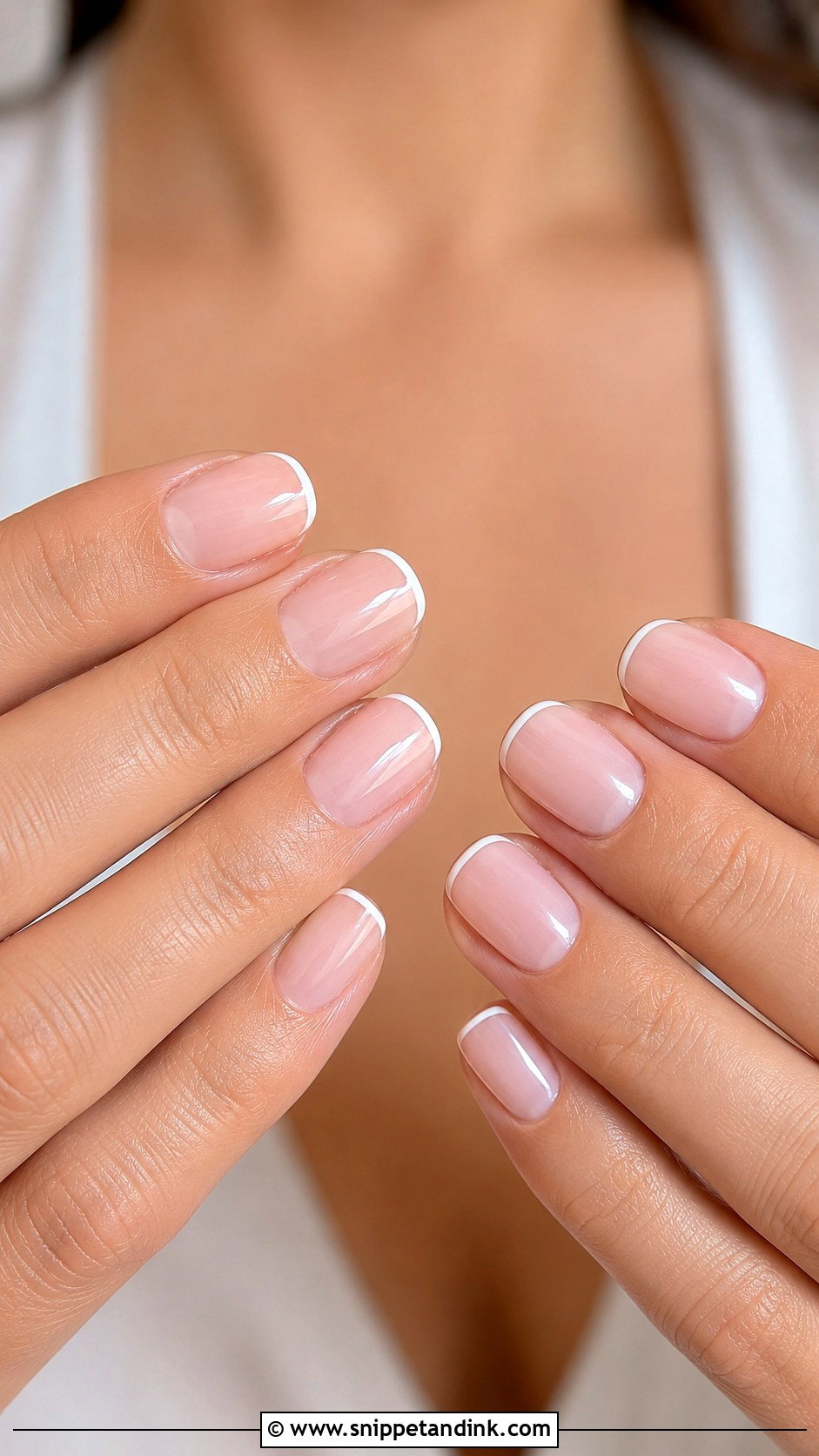 Micro French Spring Bridal Nails - Snippet and Ink - 20 Spring Bridal Nails