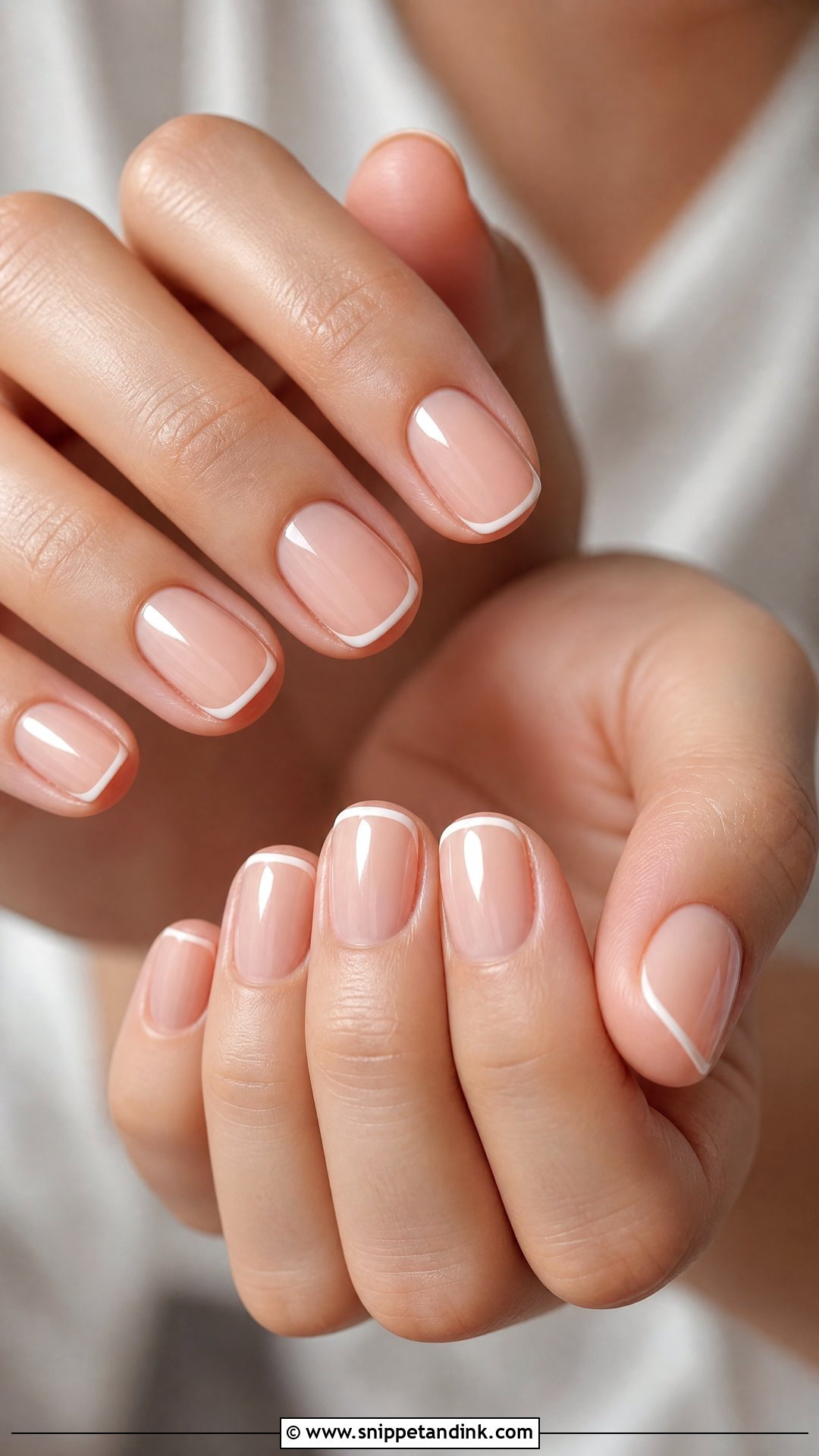 Micro French Spring Wedding Nails - Snippet and Ink - 25 Spring Wedding Nails