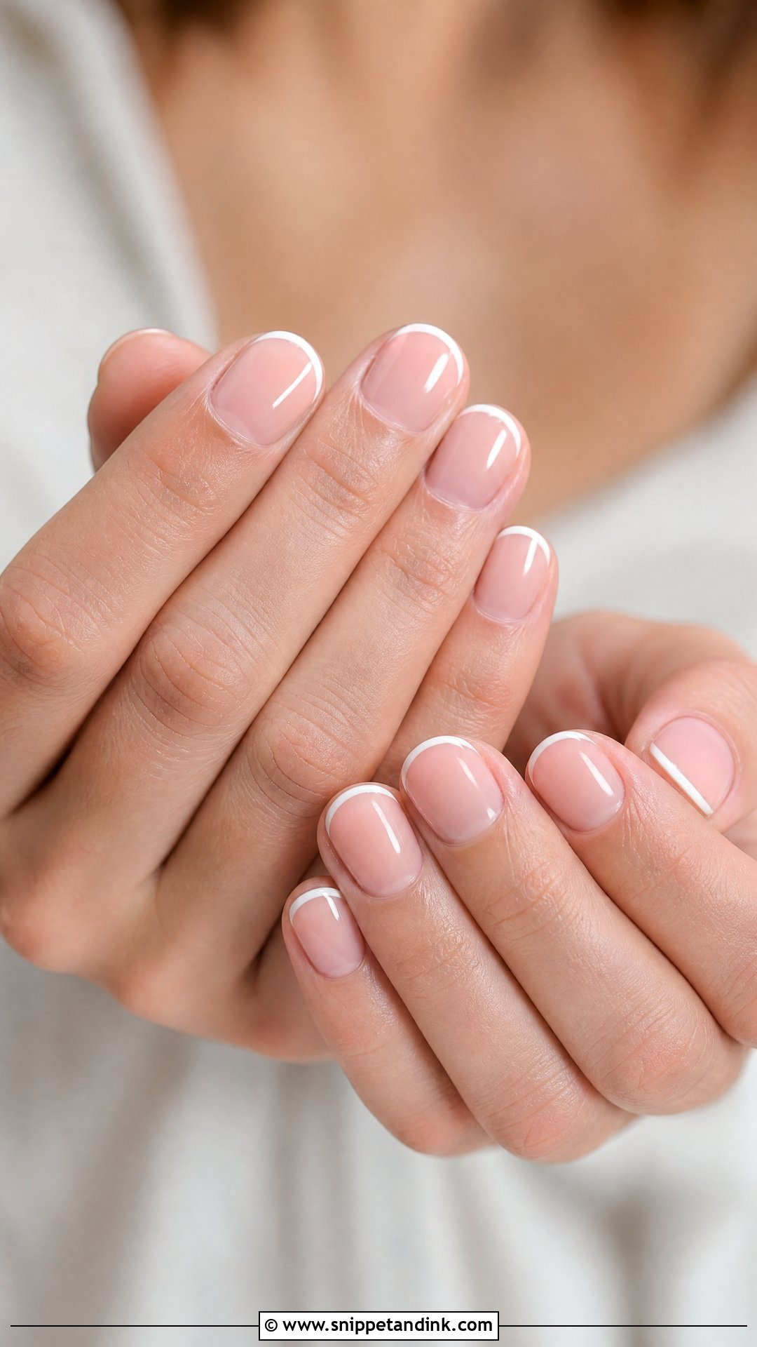 Micro French Tip Wedding Nails - Snippet and Ink - 25 French Tip Wedding Nails for Bride