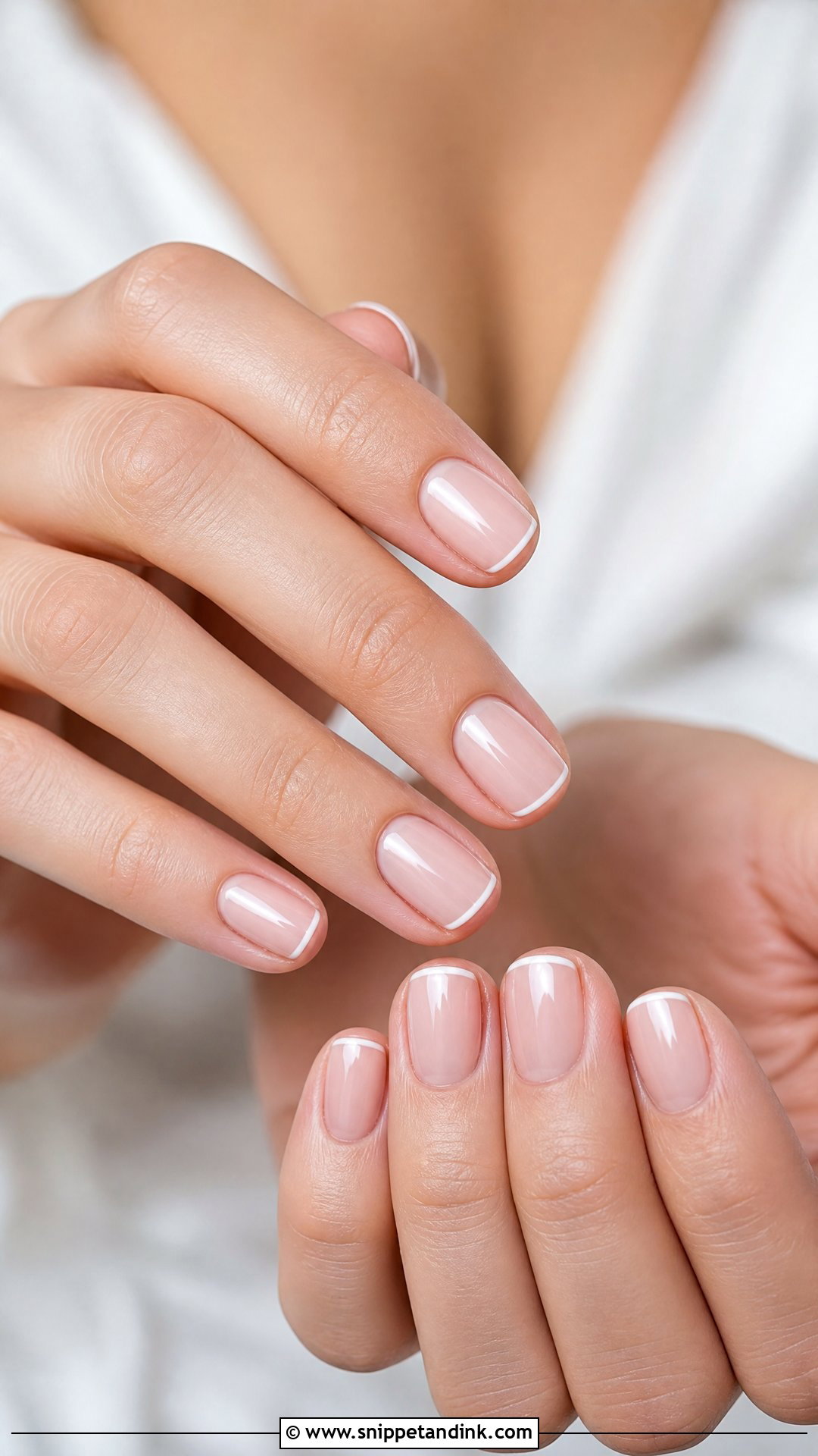 Micro French Tip Wedding Nails - Snippet and Ink - 25 French Tip Wedding Nails